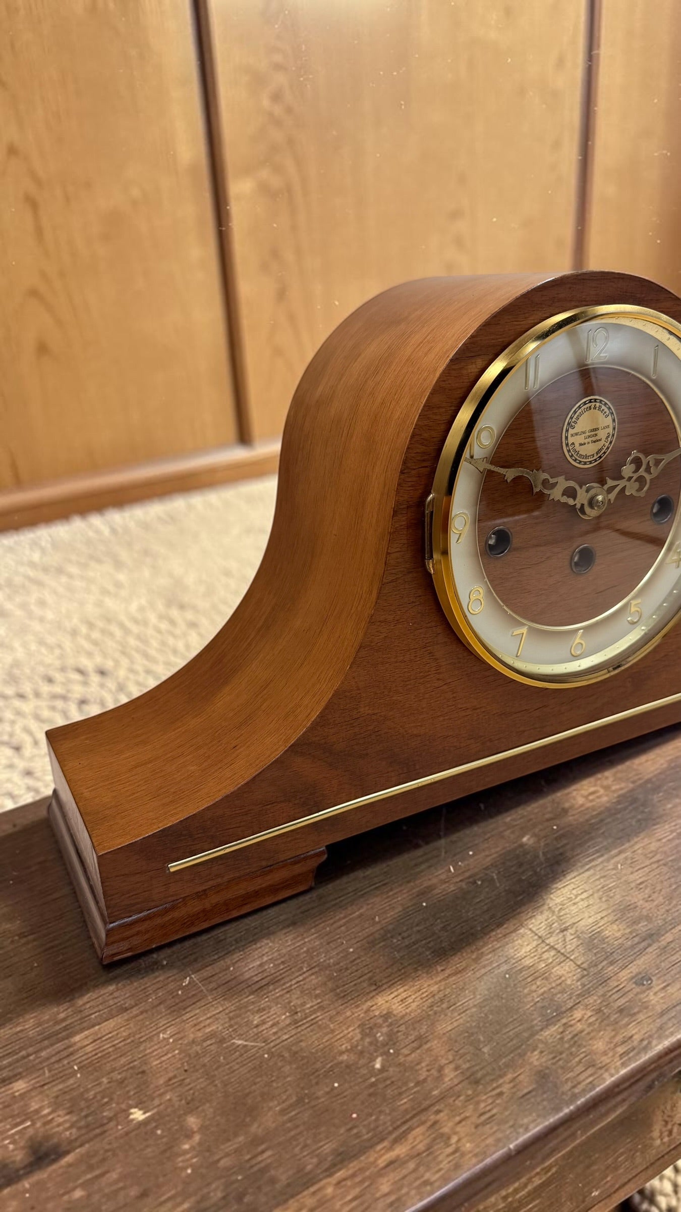 Chwaites & Reed London Mantel Clock – detail image 6