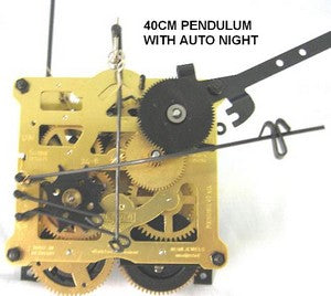 Regula 34/59ASO 8-Day Cuckoo Clock Movement — Auto Night Shutoff, 40 cm