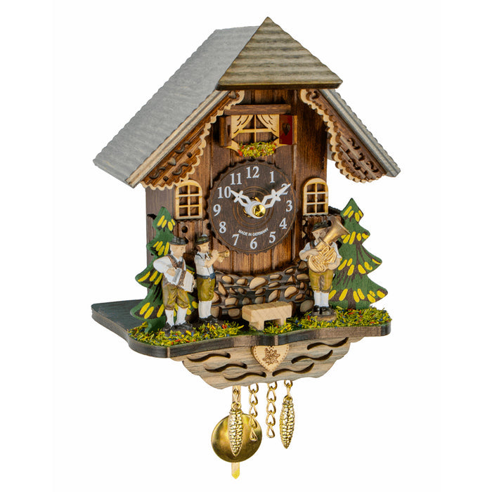 Trenkle Alpenklang German cuckoo clock with Oompah band musicians