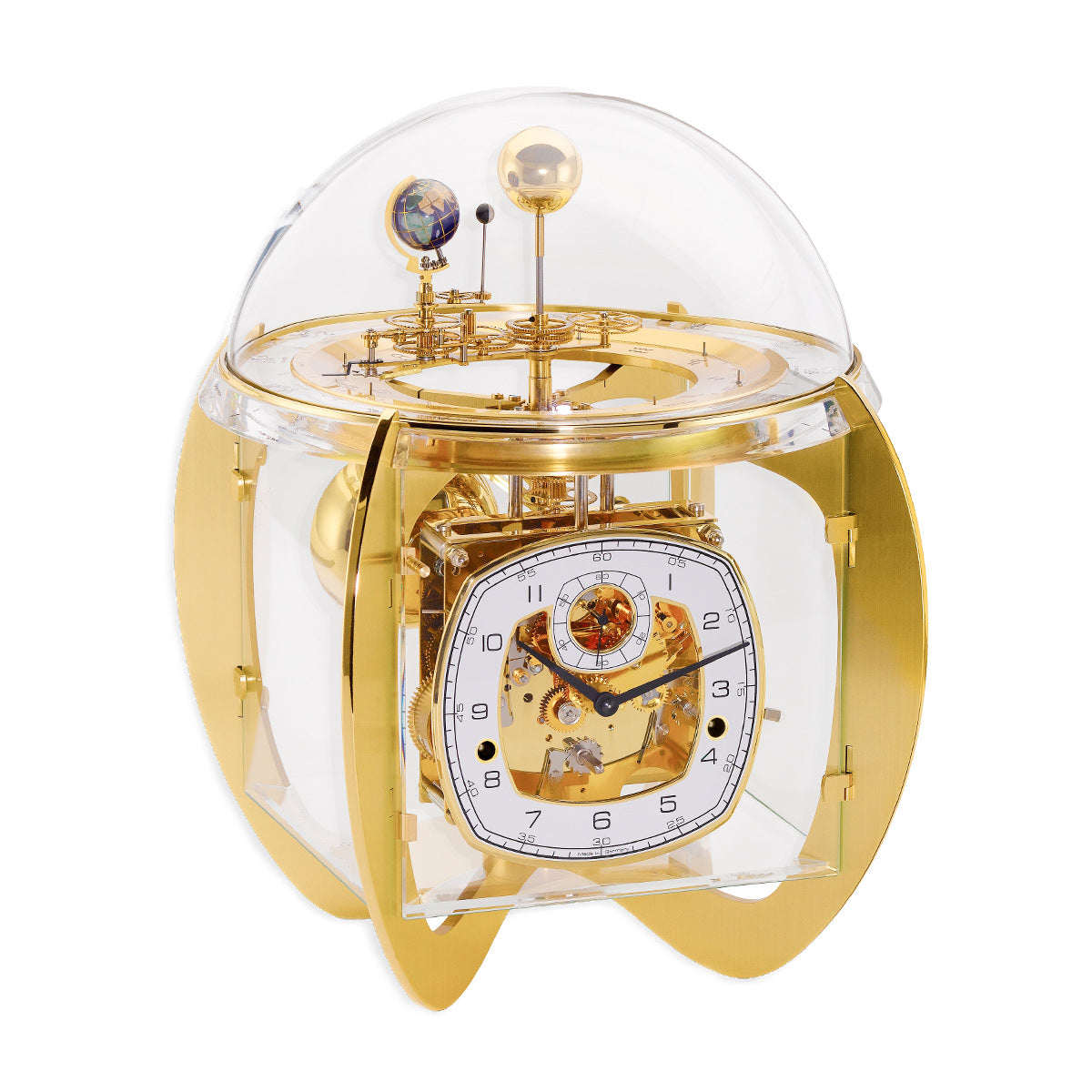Hermle Astro Mantel Clock - Brass