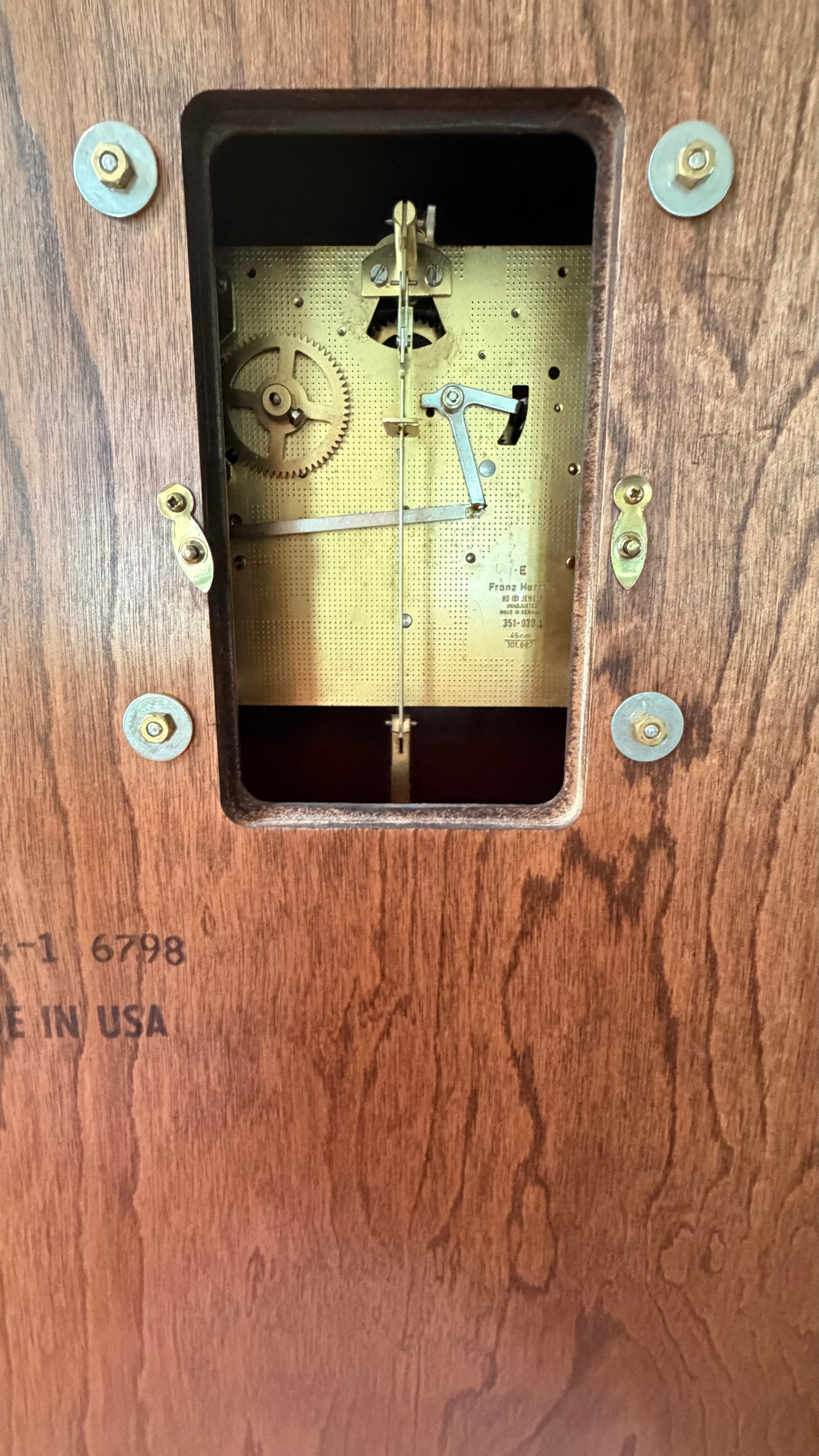 Sligh Westminster Wall Clock with Hermle Movement – detail image 12