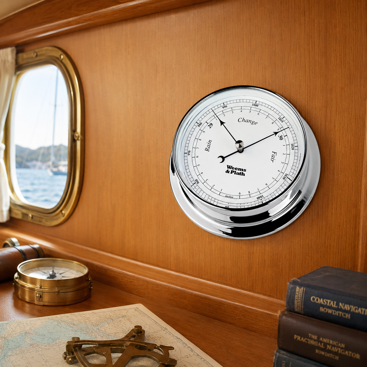 Weems & Plath Chrome Endurance 085 Barometer