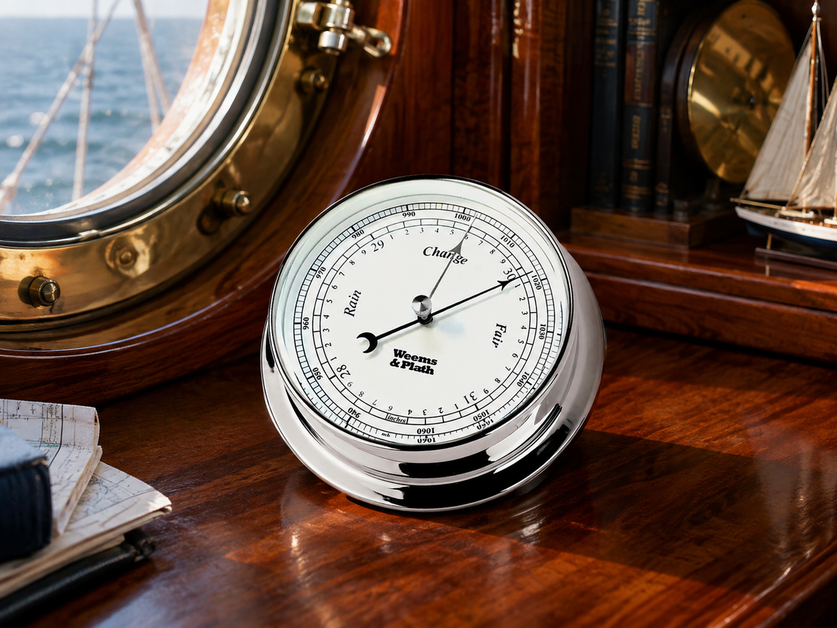 Weems & Plath Chrome Endurance 125 Barometer