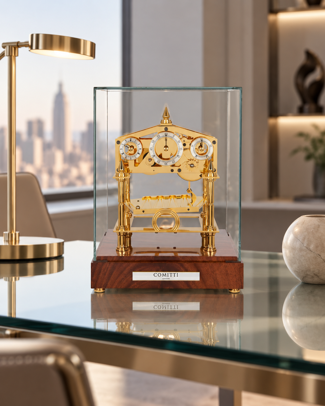 The Congreve – Gold & Mahogany