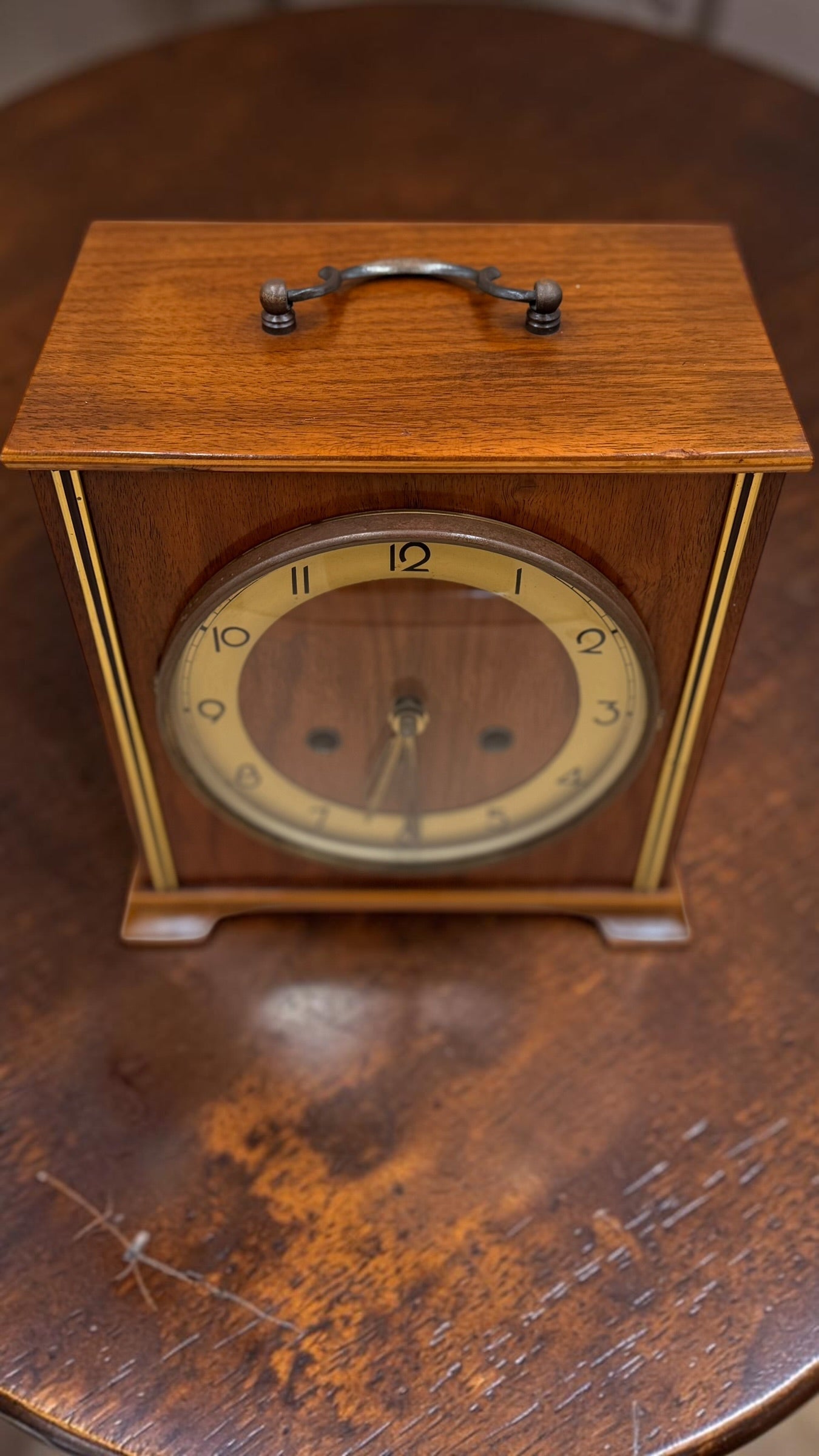 BADUFA German Walnut Mantel Clock – detail image 10