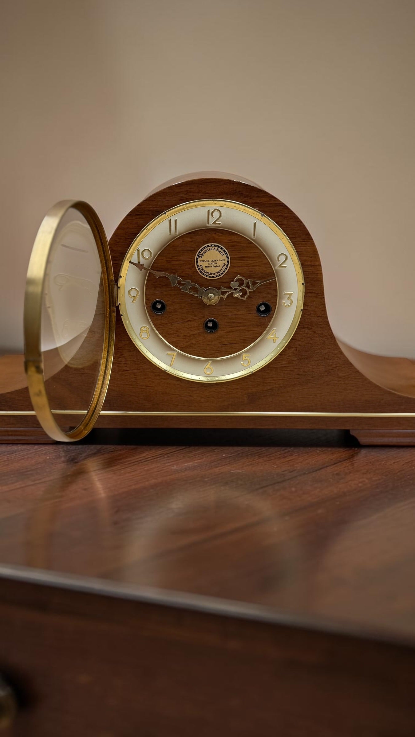 Chwaites & Reed London Mantel Clock – detail image 3
