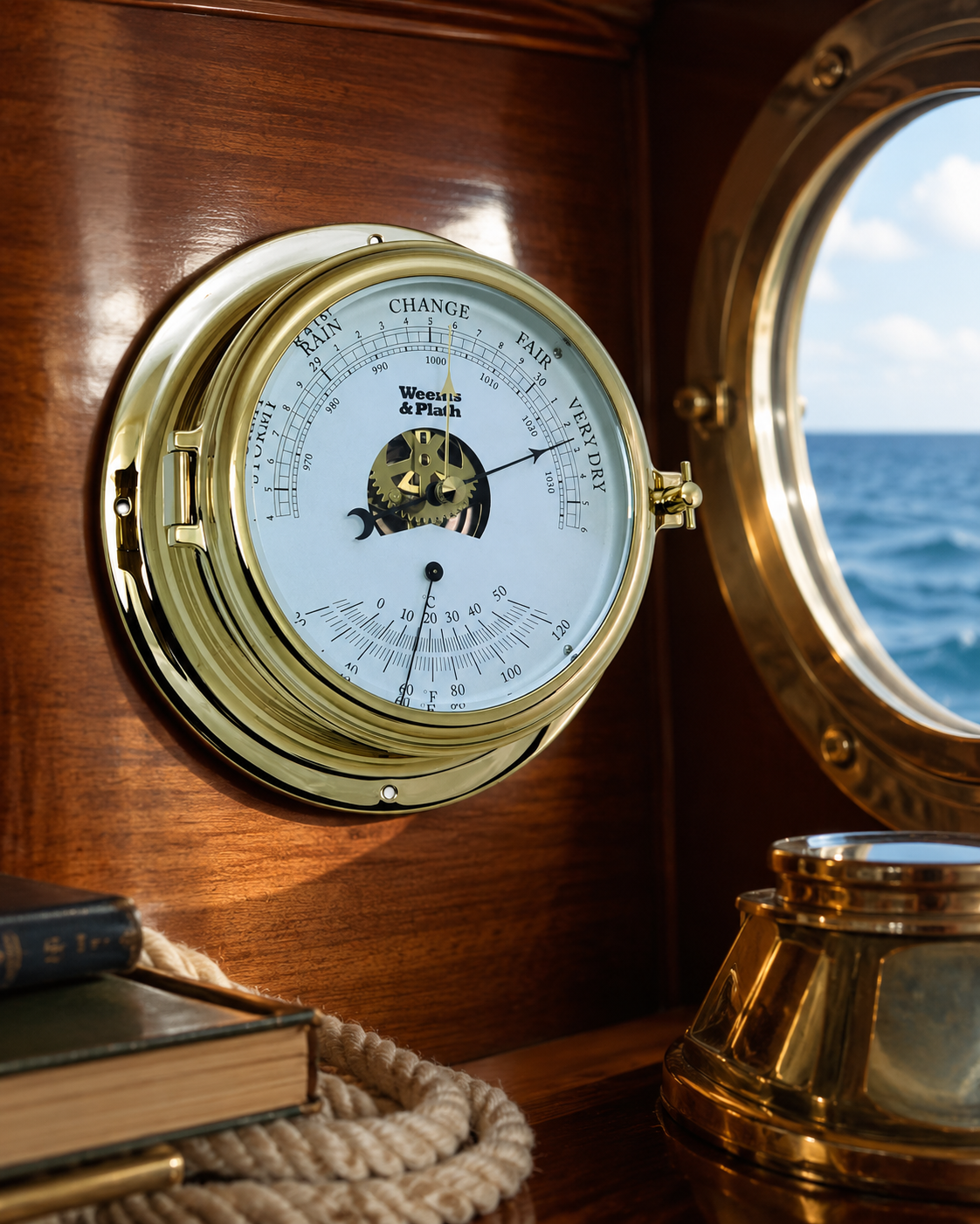 Weems & Plath Endurance II 135 Barometer & Thermometer