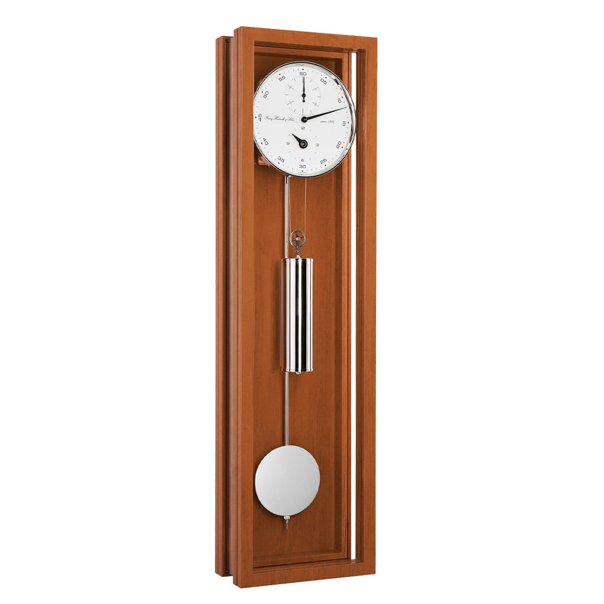 Hermle Emmette 31-day regulator wall clock in green