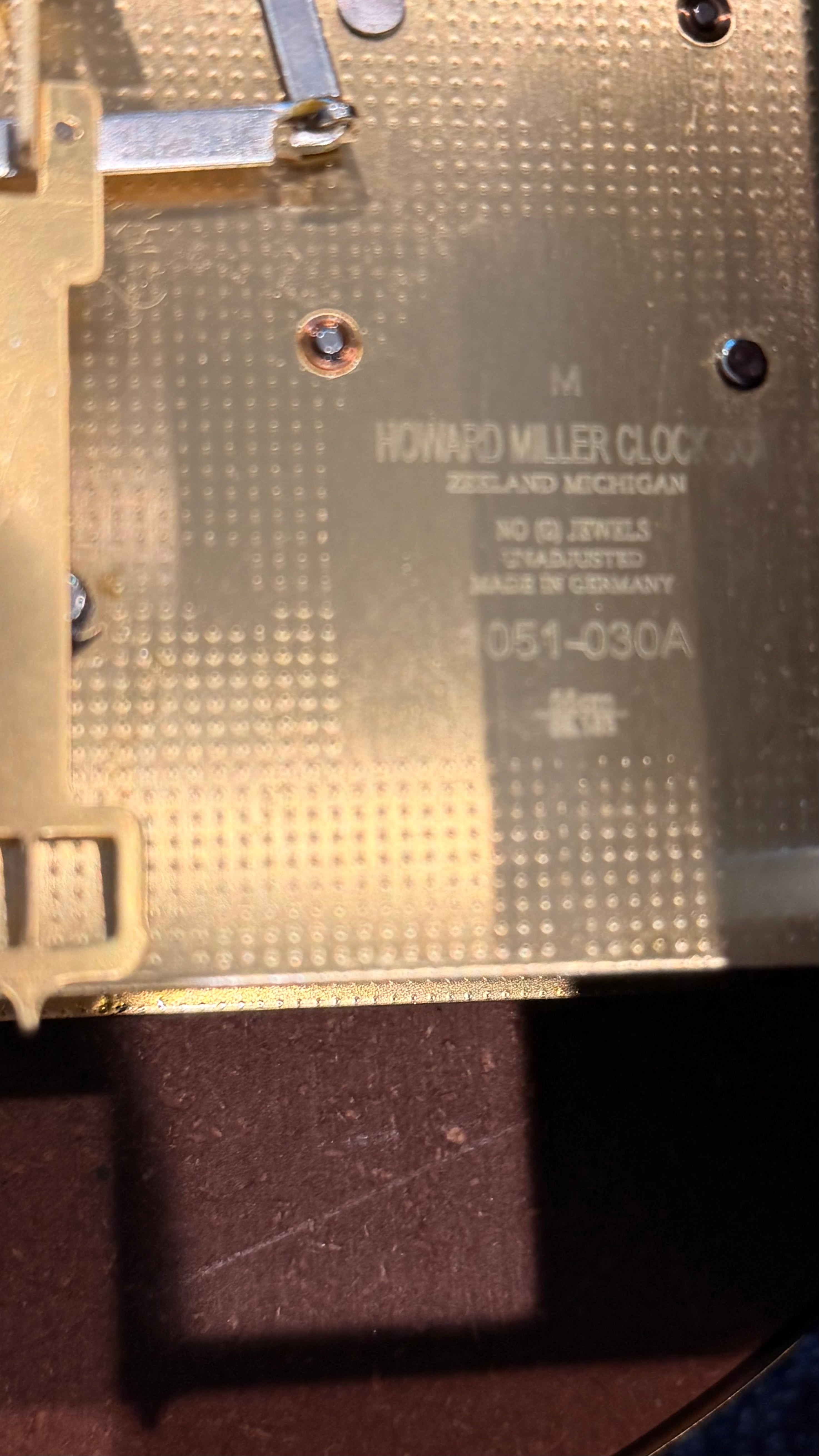 Howard Miller Lewis Triple Chime Wall Clock | Hermle Mechanical Movement | Ambassador Collection | Like New