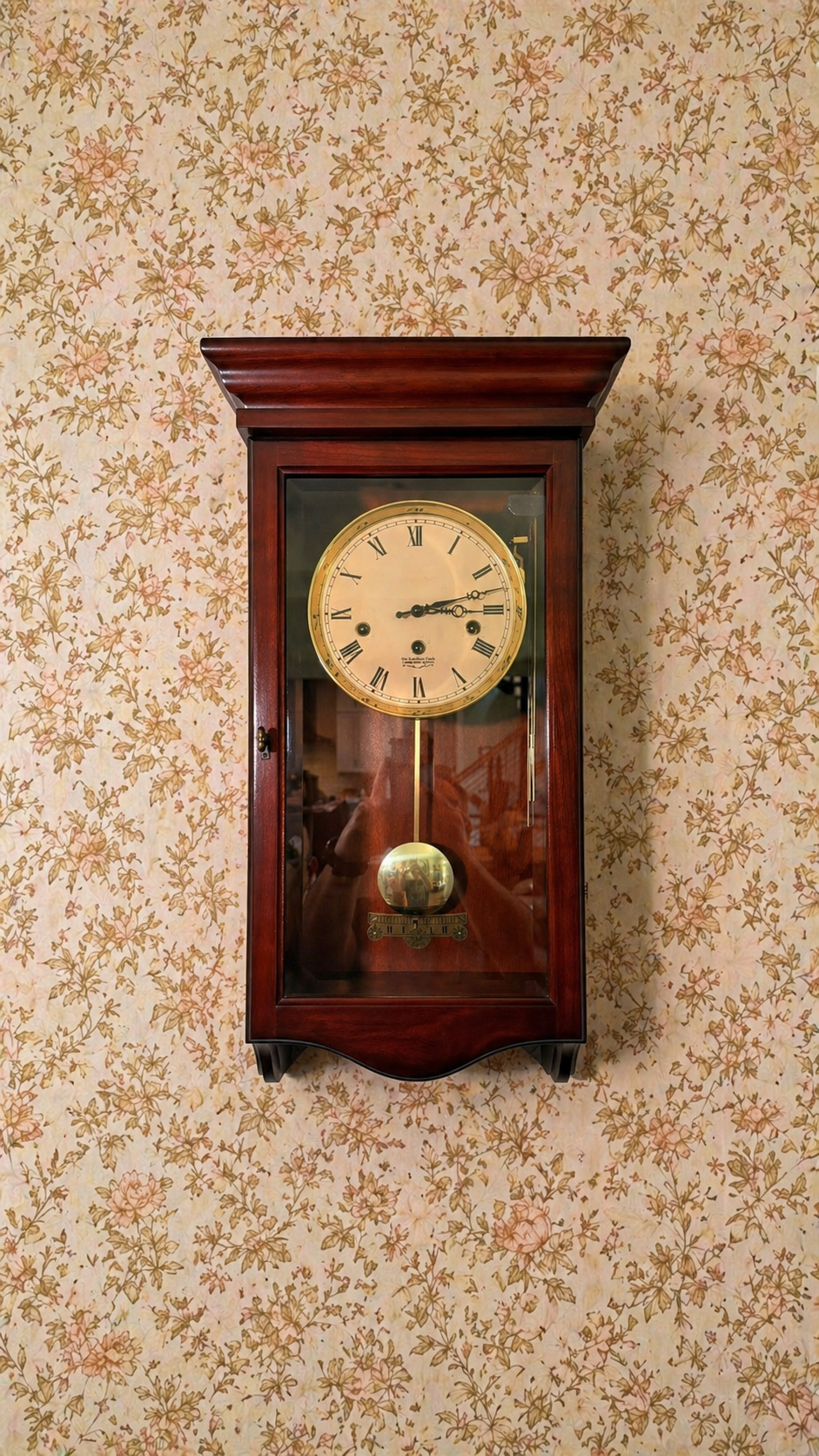 New England Clock Westminster Wall Clock – Mechanical Pendulum Regulator