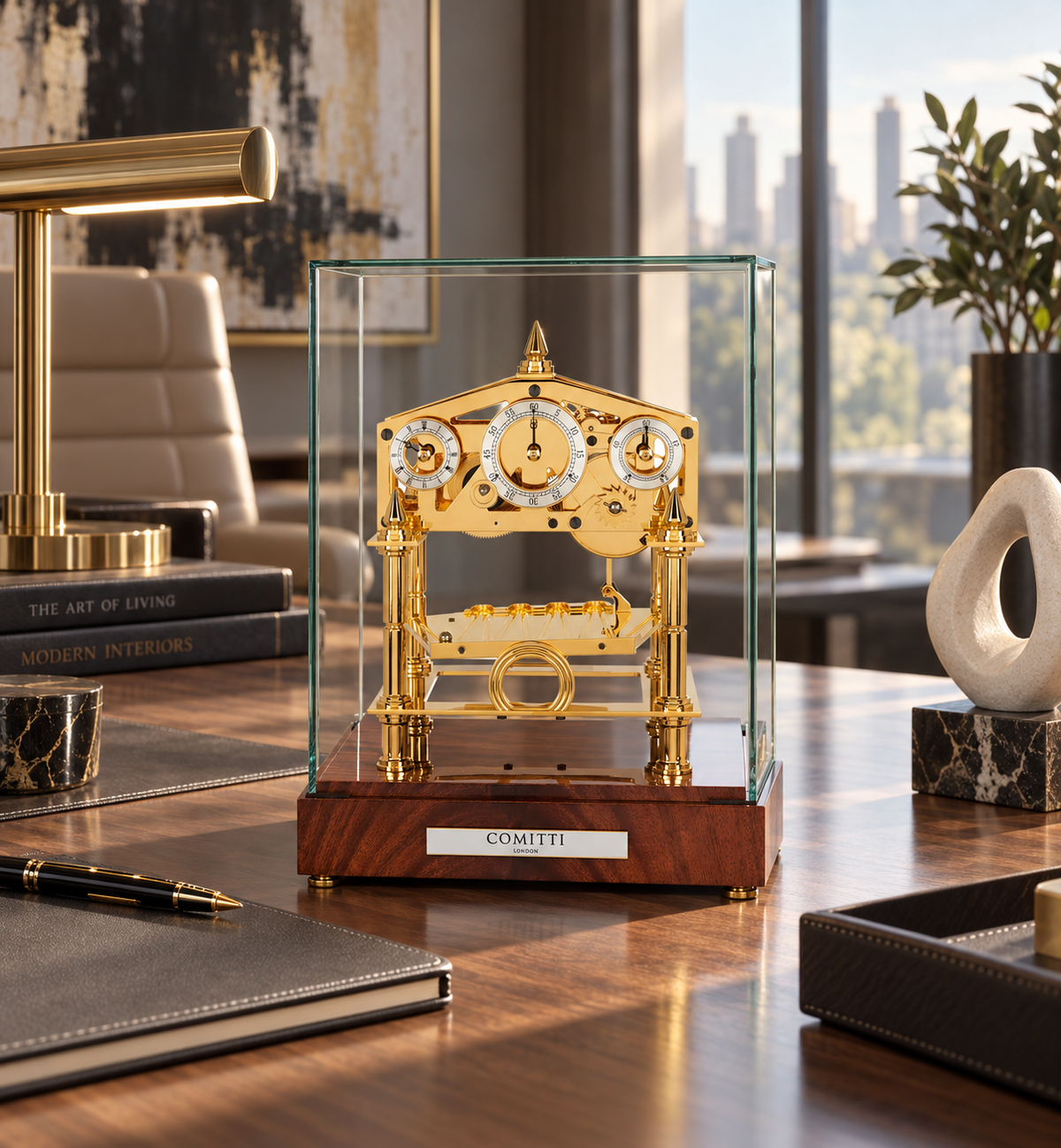 The Congreve – Gold & Mahogany