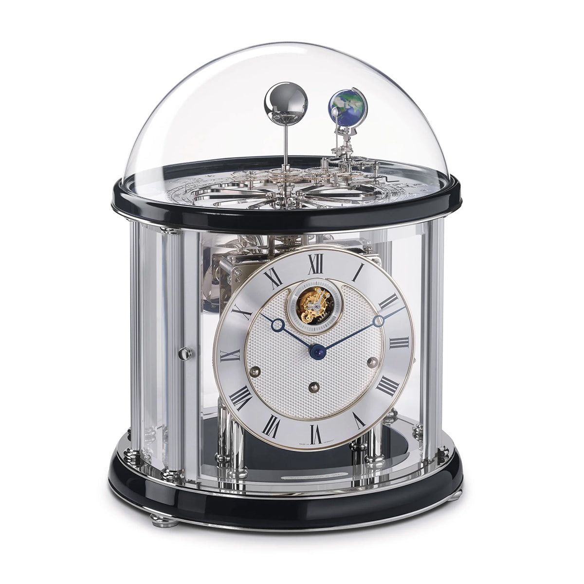 Hermle Tellurium Tourbillon - Nickel - Black / Nickel