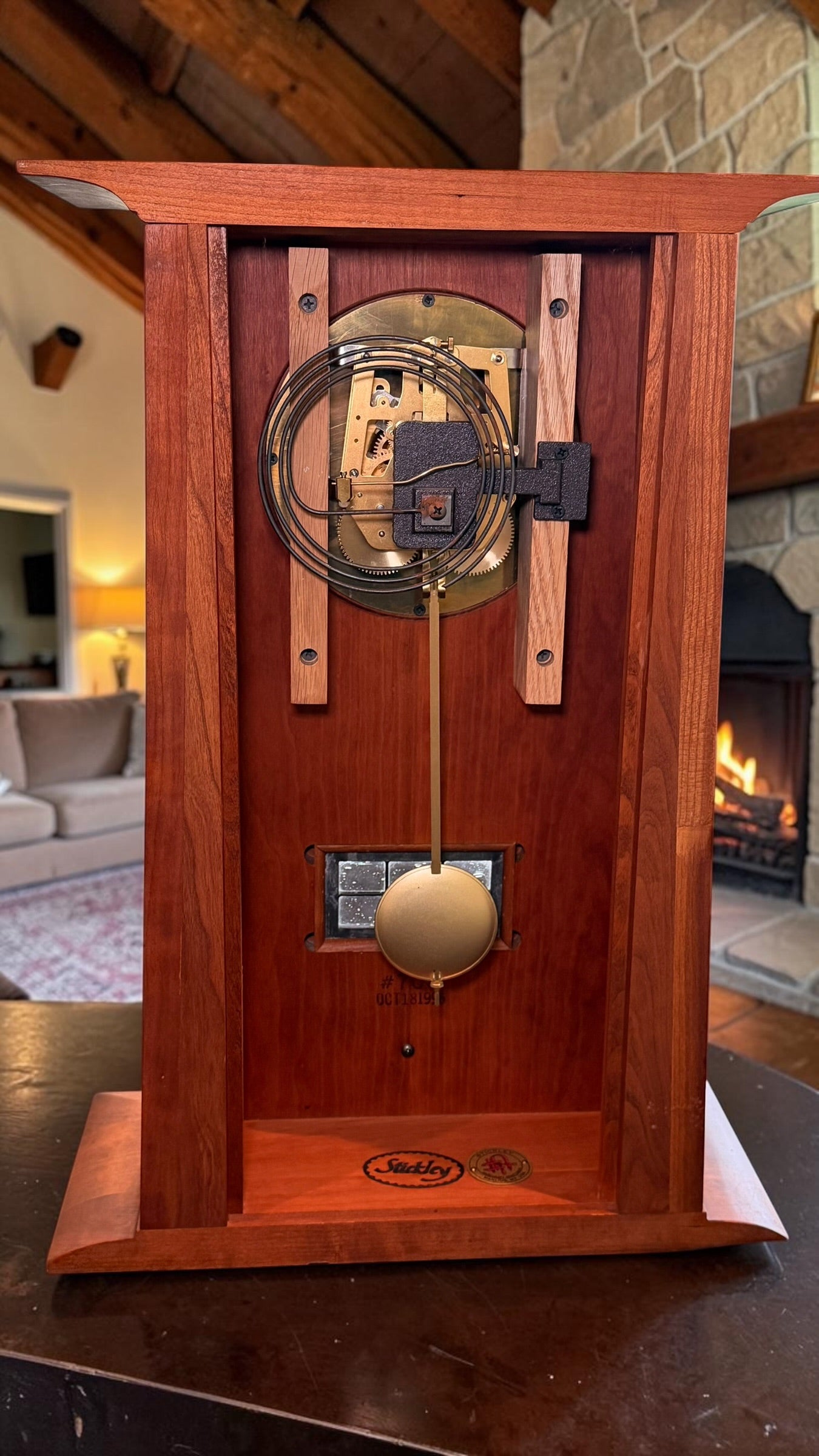 Stickley Prairie Mantel Clock – detail image 8