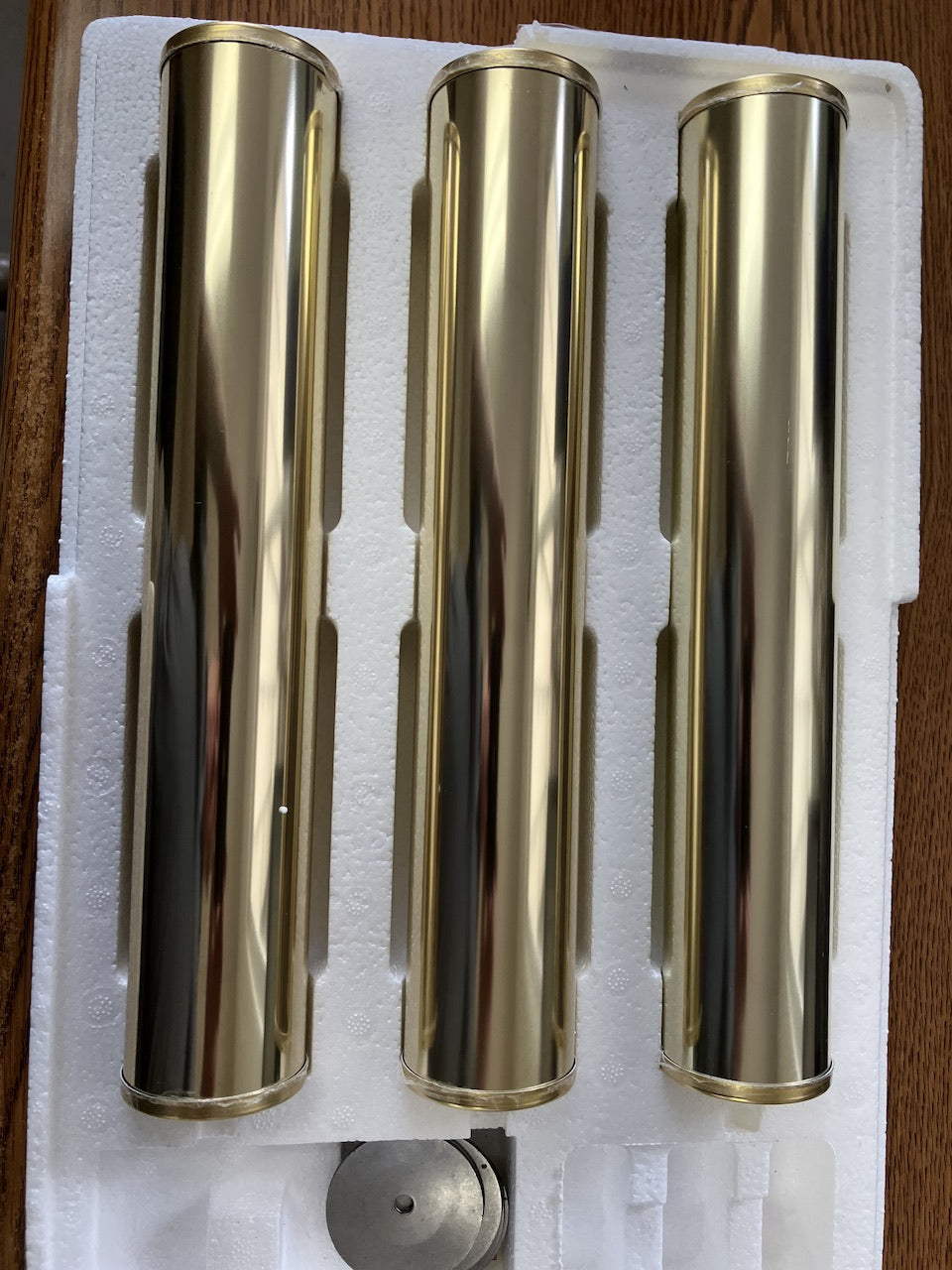 Complete clock weight set components