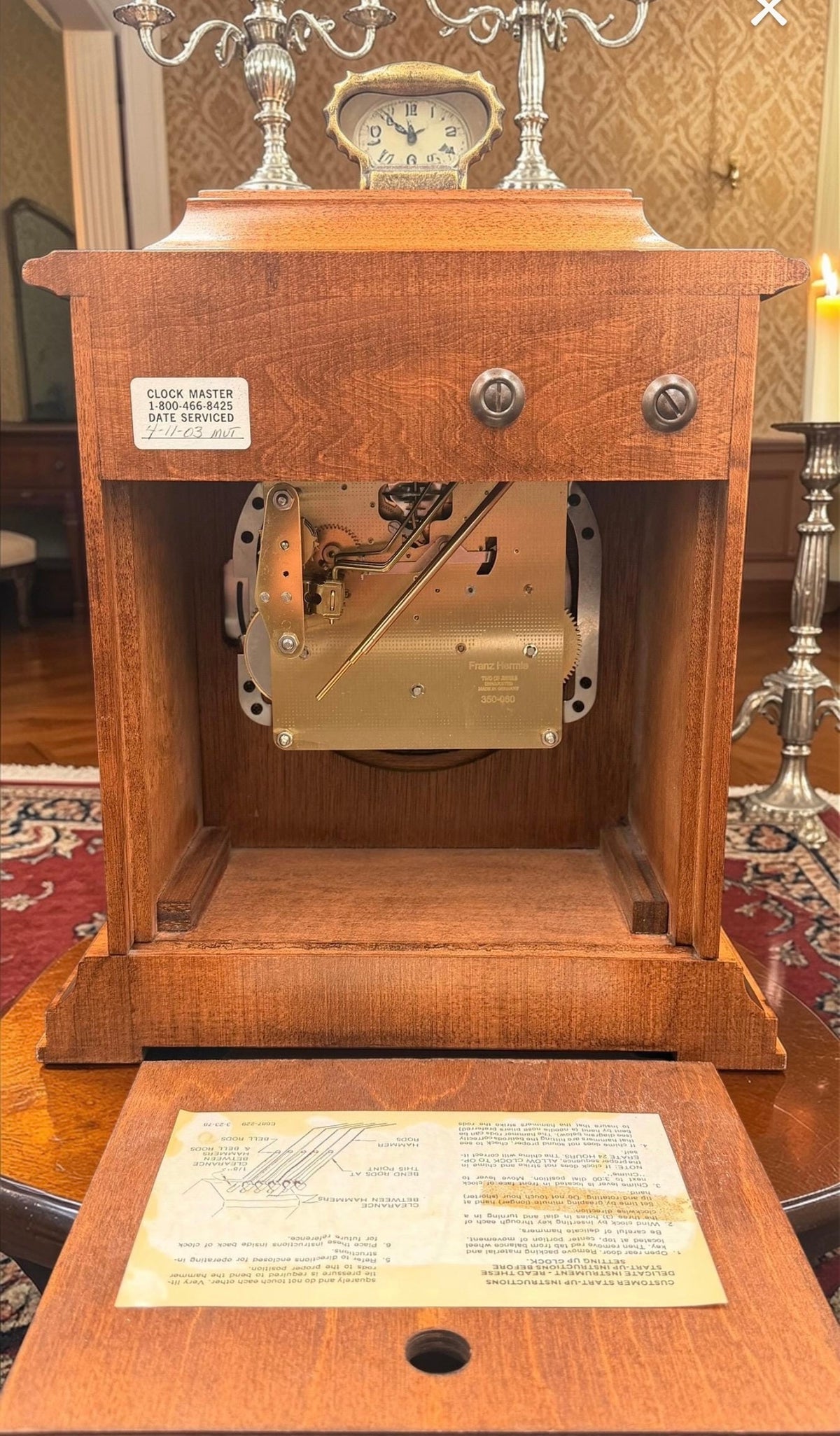Seth Thomas Legacy IV Mantel Clock – Westminster Chime
