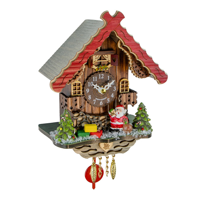 Trenkle Kringle Santa Claus Christmas German cuckoo clock