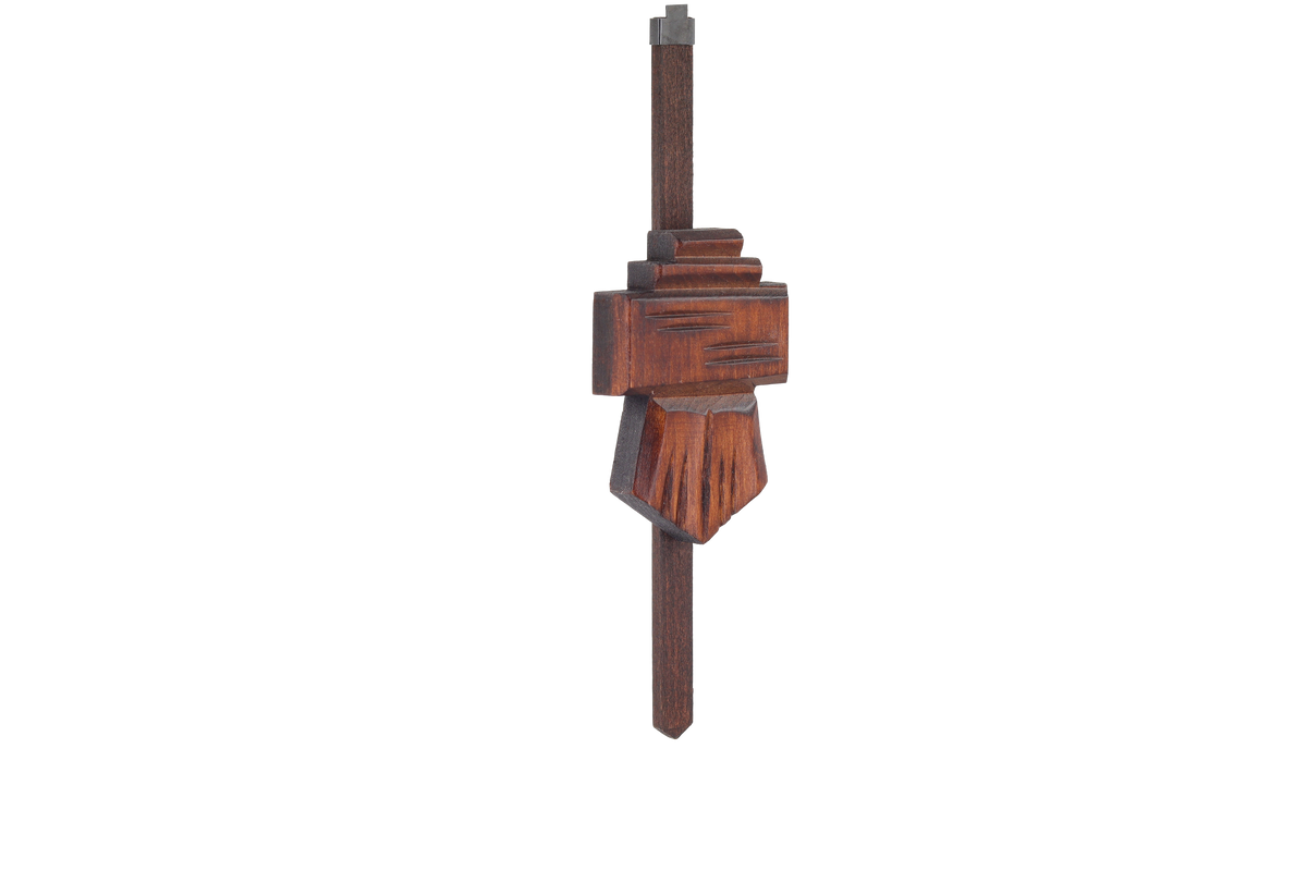 Anton Schneider MT 764/10 Mill Cottage cuckoo clock, pendulum detail