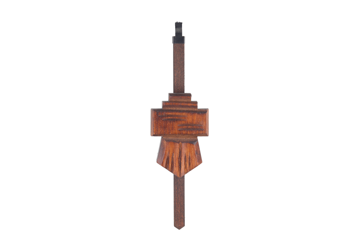 Anton Schneider MT 764/10 Mill Cottage cuckoo clock, pendulum detail
