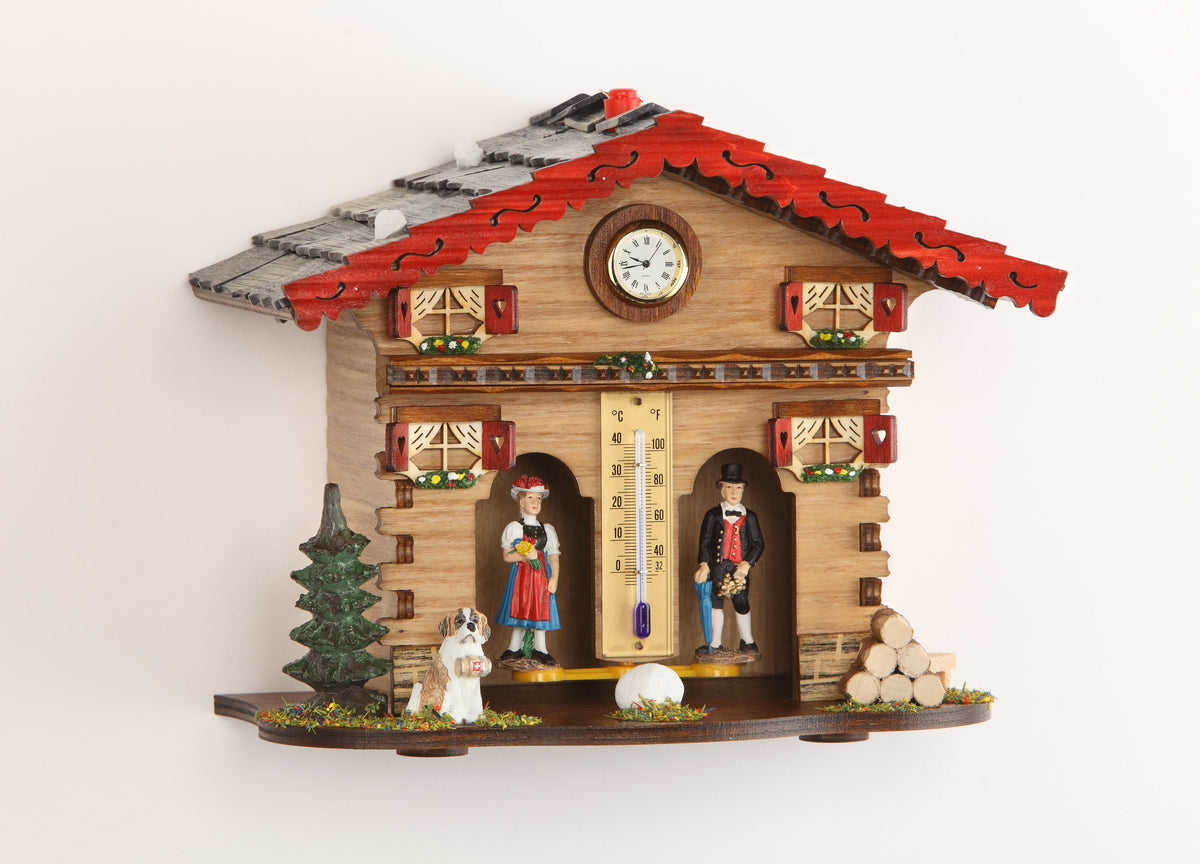 Trenkle Nuremberg Weather House with Quartz Clock
