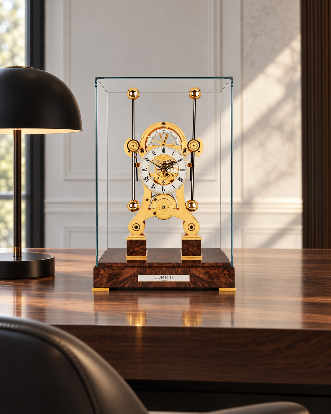 The Navigator – Gold & Burr Walnut