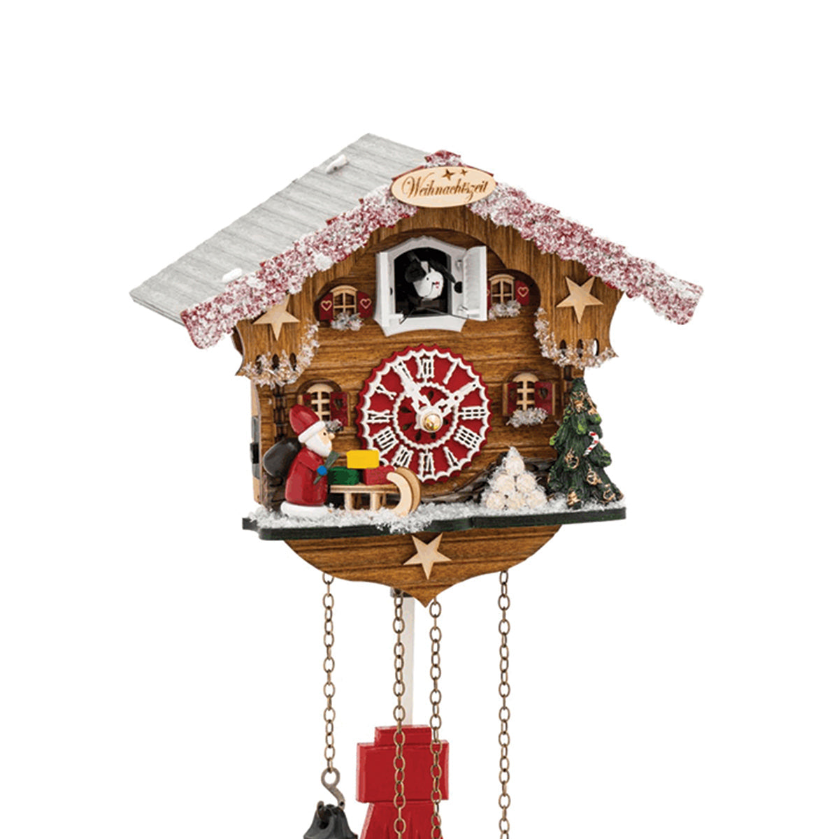 Trenkle Noelle Christmas Cuckoo Clock