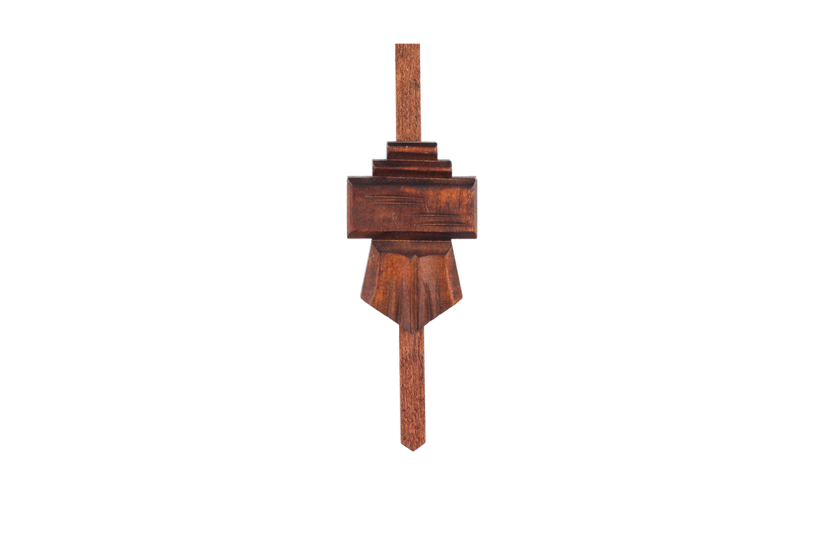 Anton Schneider 8TMT 1019/9 Roofer's Clock cuckoo clock, pendulum detail