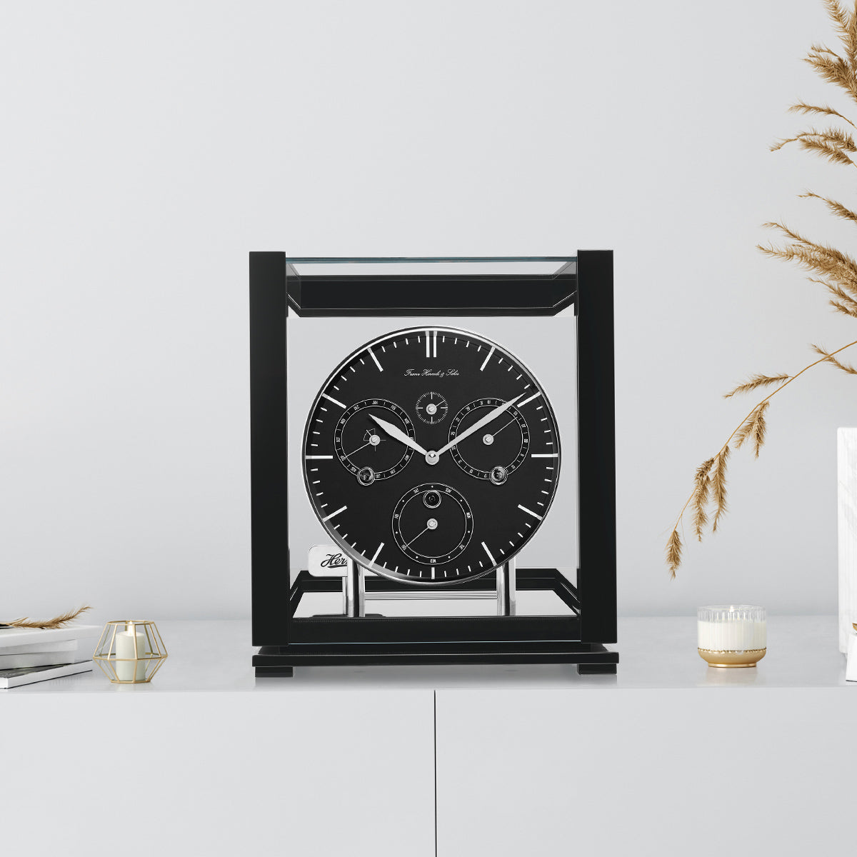 Hermle Perpetual Calendar Mantel Clock
