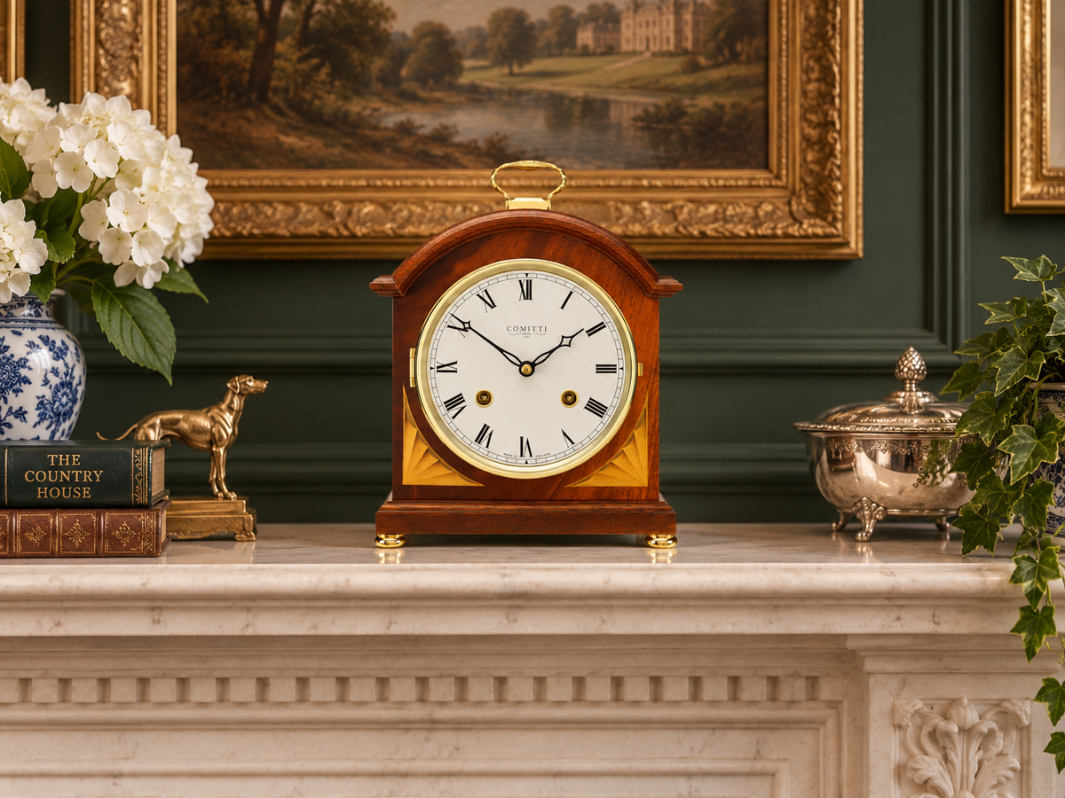 The Regency Break-Arch Mantel Clock – Bell Strike
