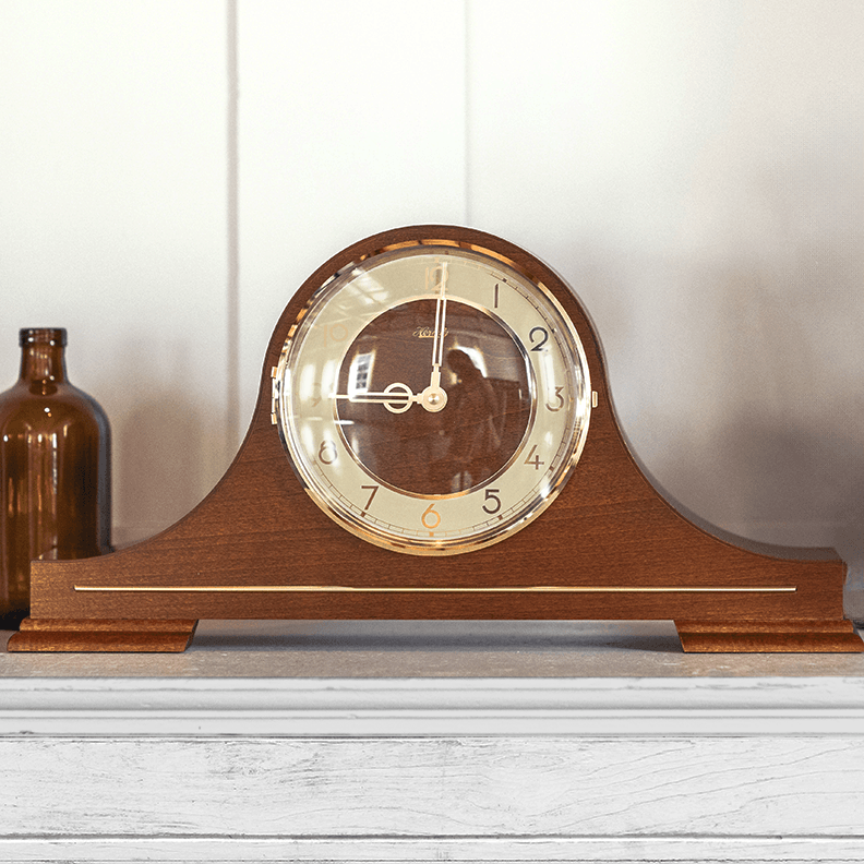 Hermle Tambour Mantel Clock Westminster Chime - Stepney