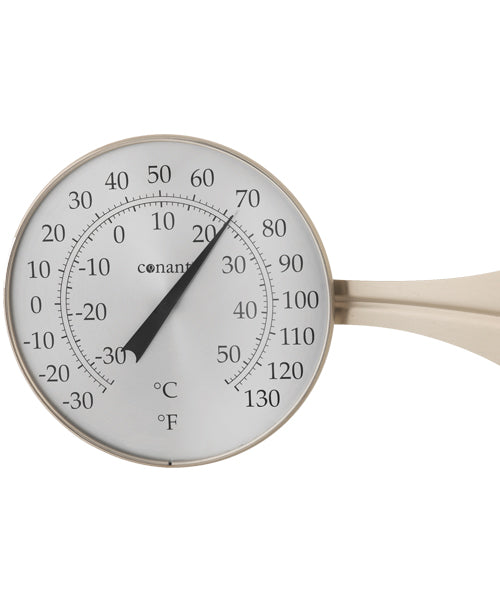 Weems & Plath Conant Décor 8.5-Inch Dial Thermometer in Satin Nickel