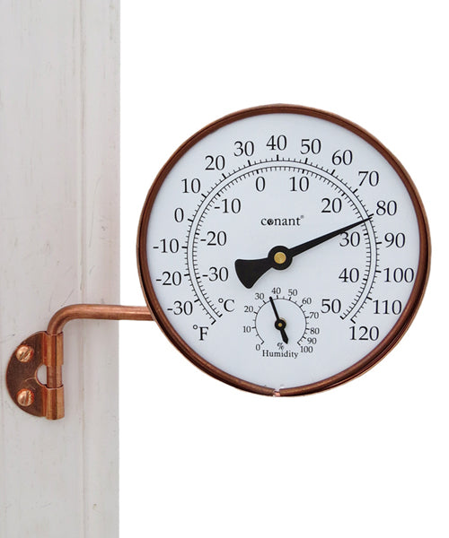 Weems & Plath Conant Vermont Weather Station in Living Finish Copper