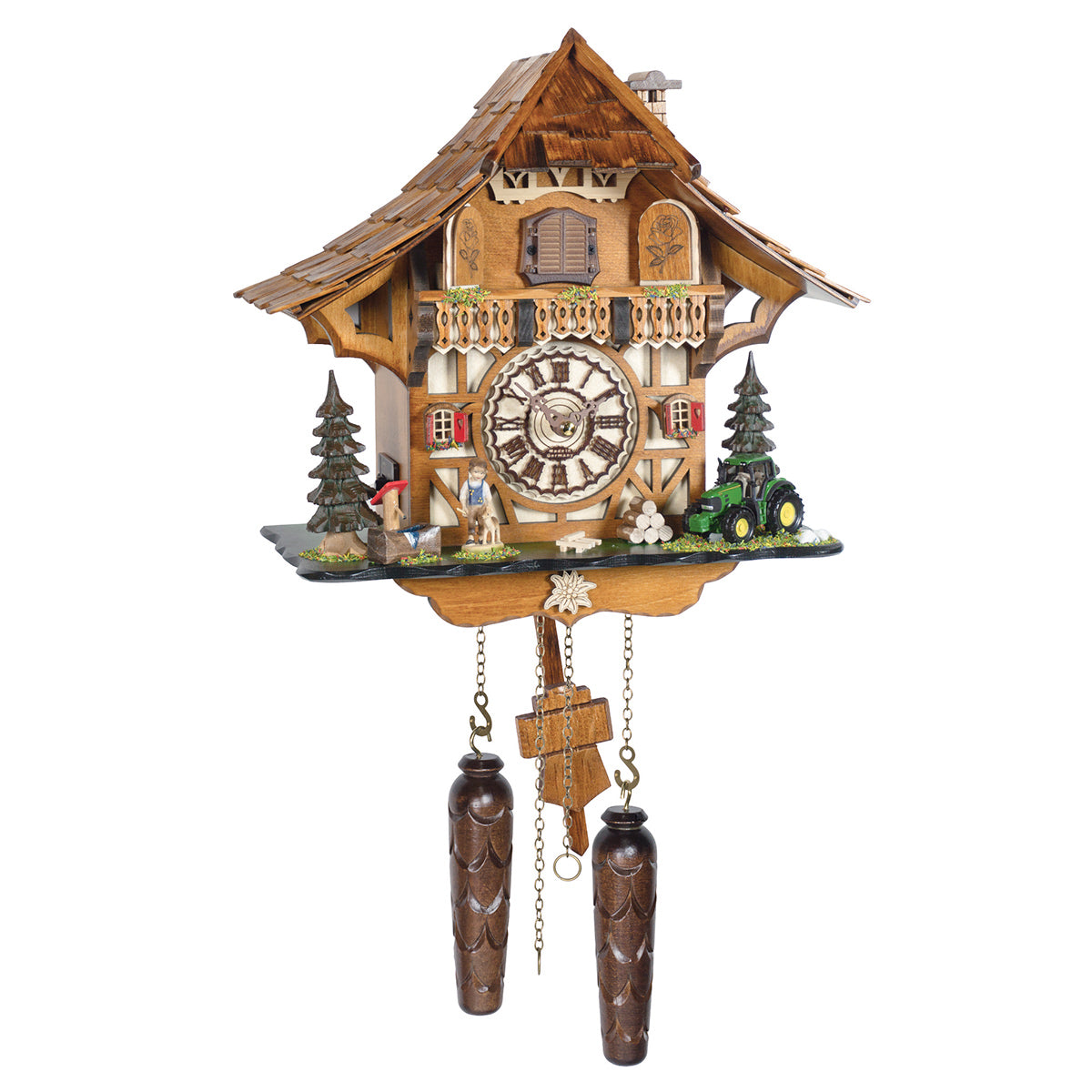 Trenkle Wilhelm Tractor Musical Cuckoo Clock