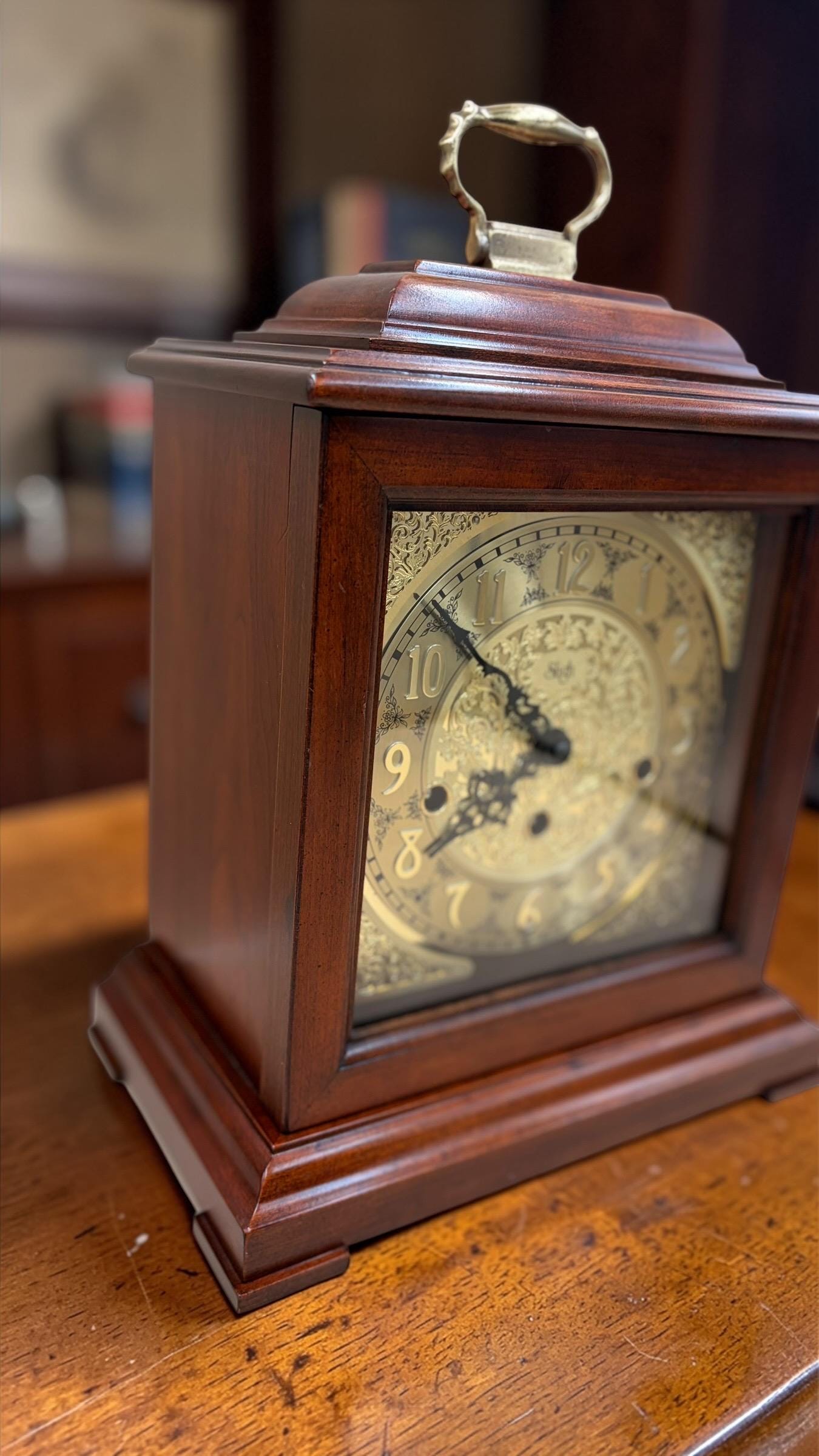 Sligh Triple Chime Bracket Clock – detail image 8