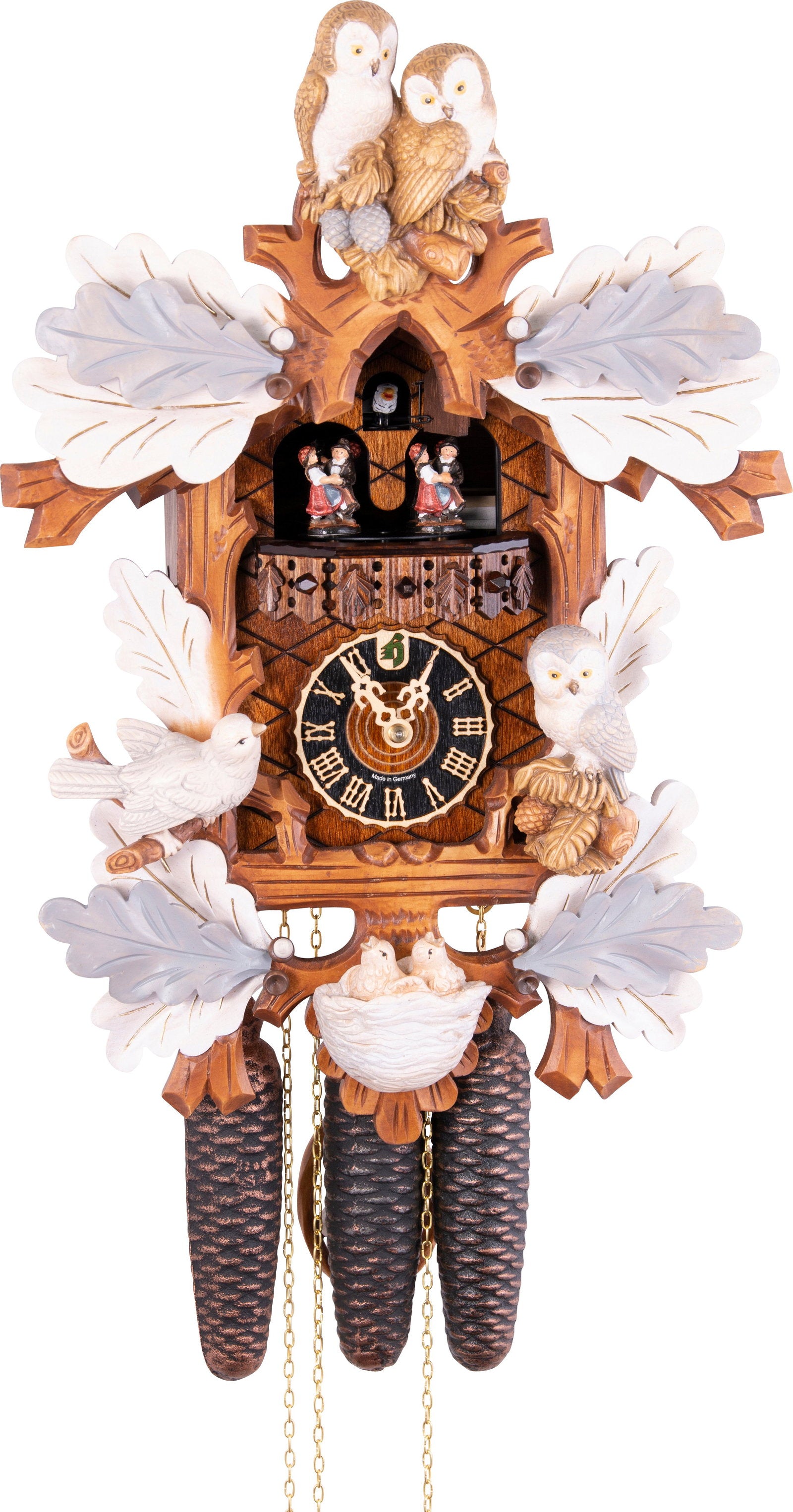 Hönes 8679-4Taw — 8-Day Mechanical Musical Cuckoo Clock