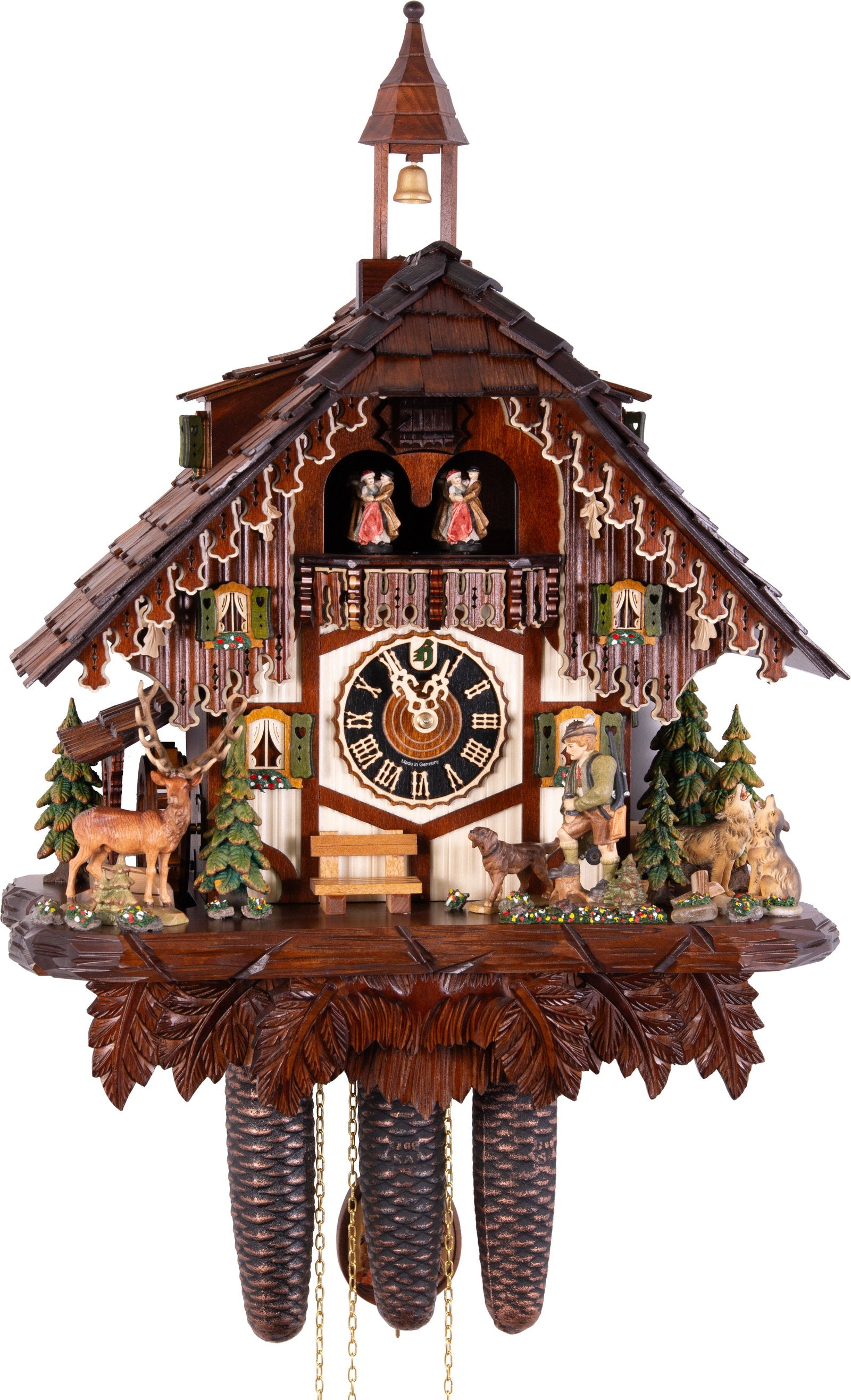 Hönes 86757T — 8-Day Mechanical Musical Cuckoo Clock