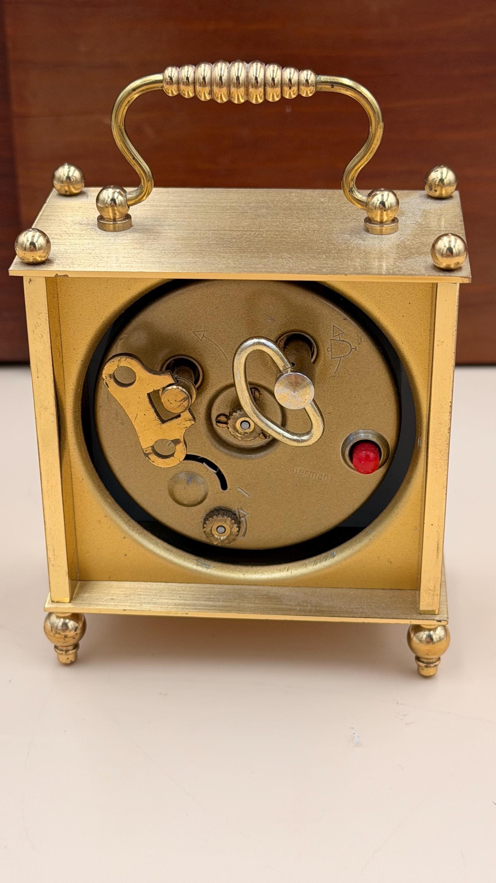 Peter German Brass Alarm Desk Clock β detail image 5