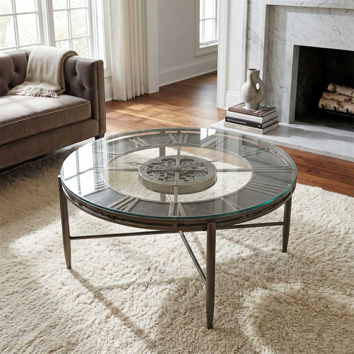 Howard Miller Elon Clock Table 615157 - manufacturer view 2