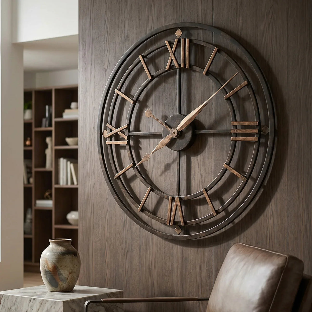 Howard Miller York Station Wall Clock 625299 - manufacturer view 2