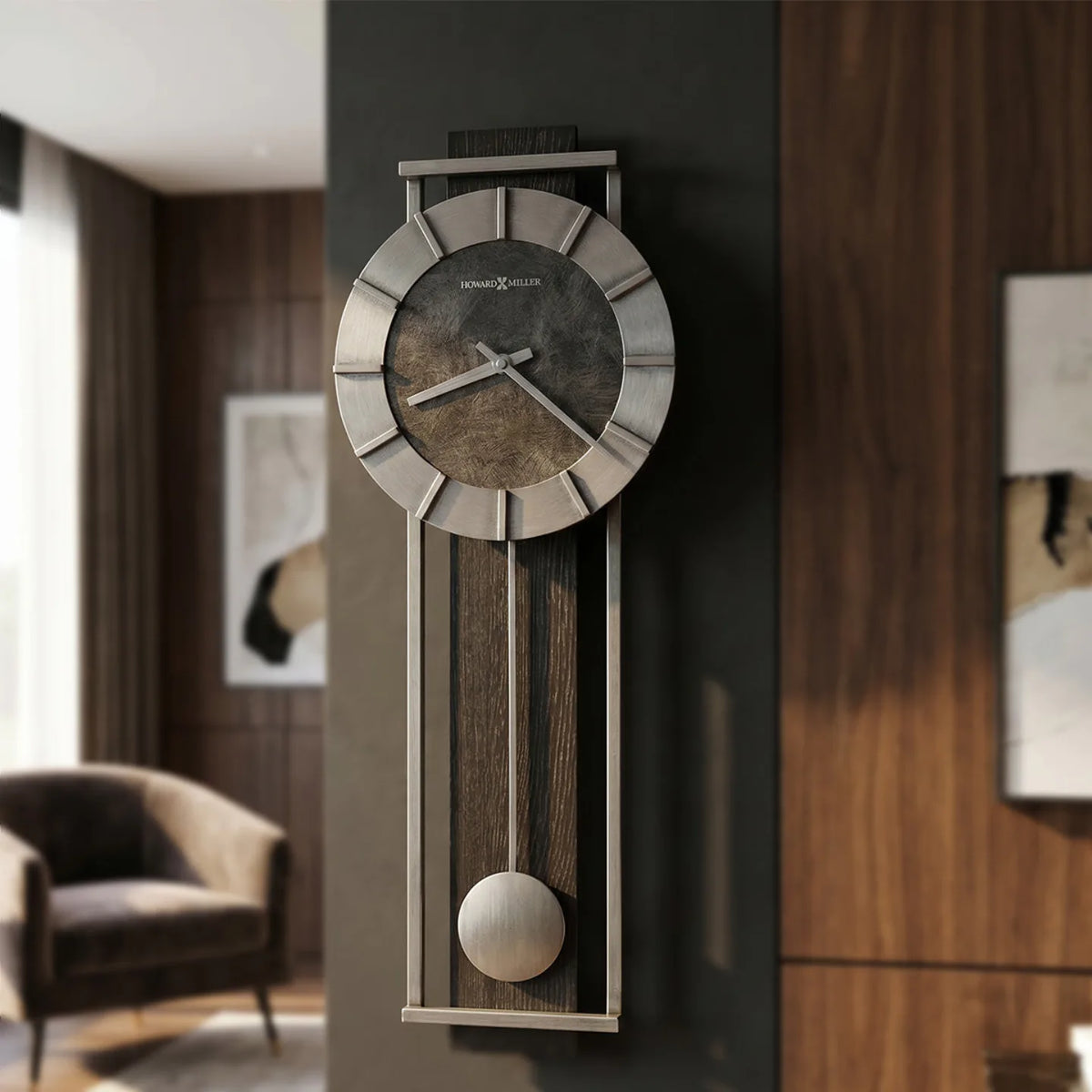 Howard Miller Oscar Wall Clock 625692 - manufacturer view 2