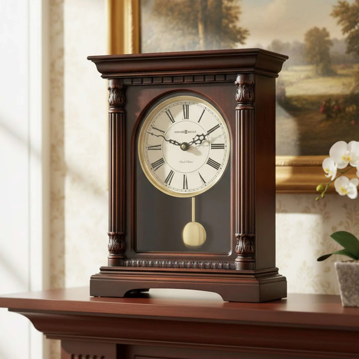 Howard Miller Langeland Mantel Clock 635133 - manufacturer view 2