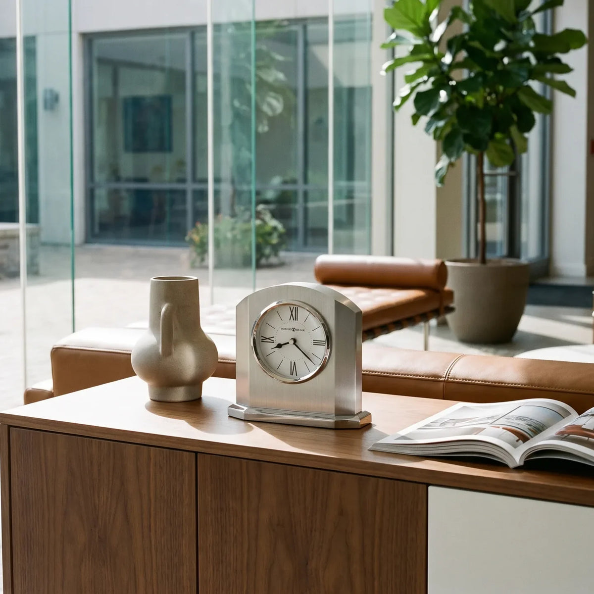 Howard Miller Lincoln Tabletop Clock 645753 - manufacturer view 2