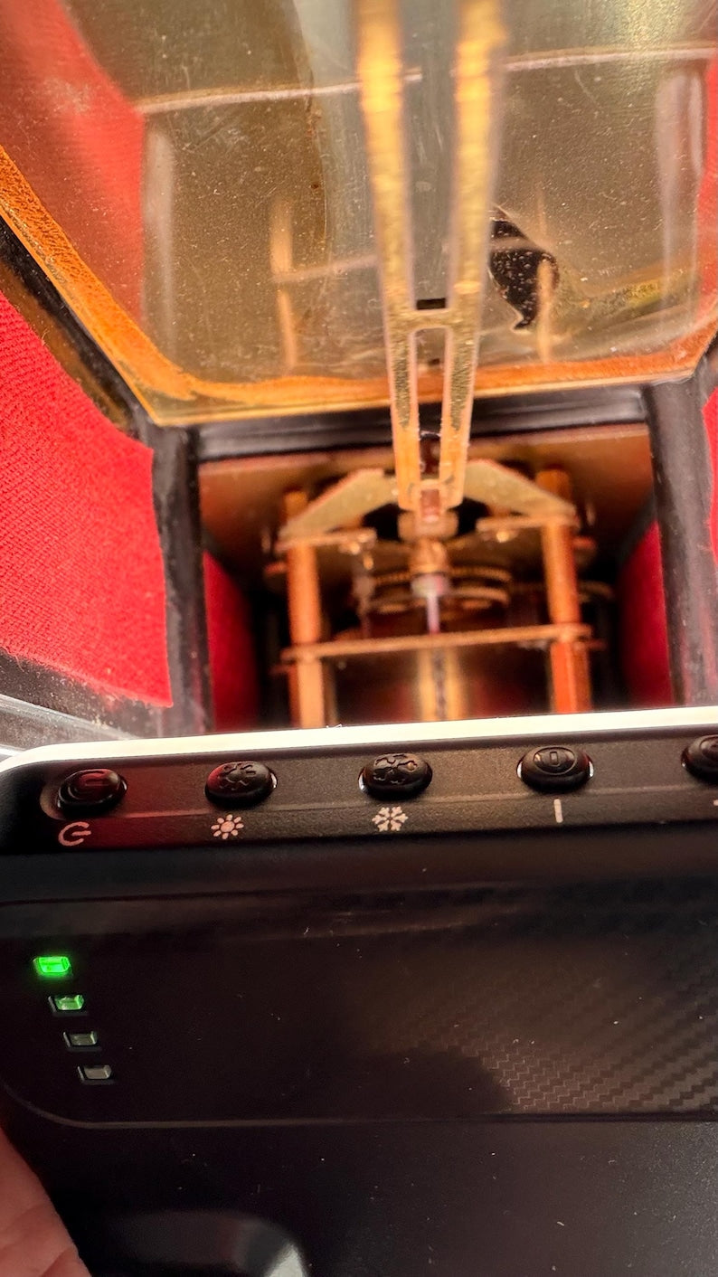Schmid Miniature Grandfather Clock – internal movement detail