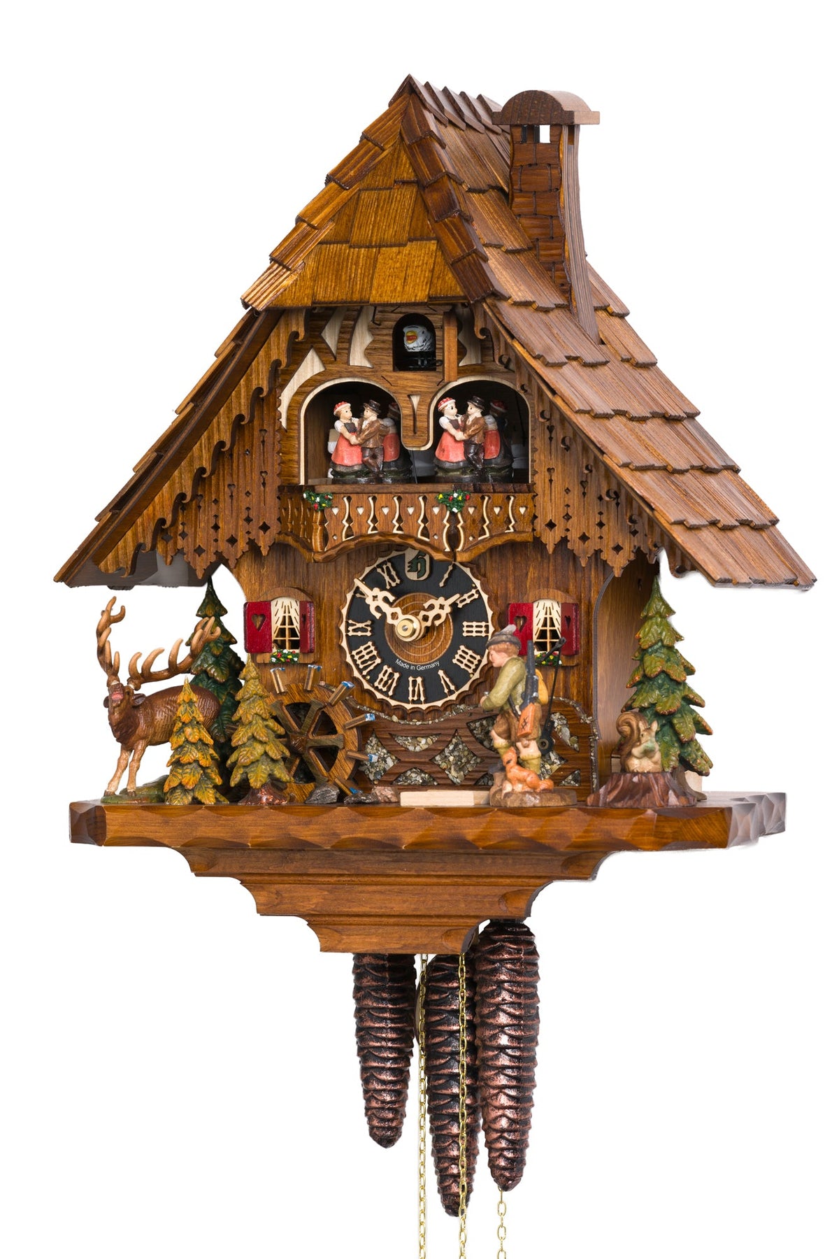 Hönes 6209T - 1-Day Mechanical Musical Cuckoo Clock — official Hönes product image