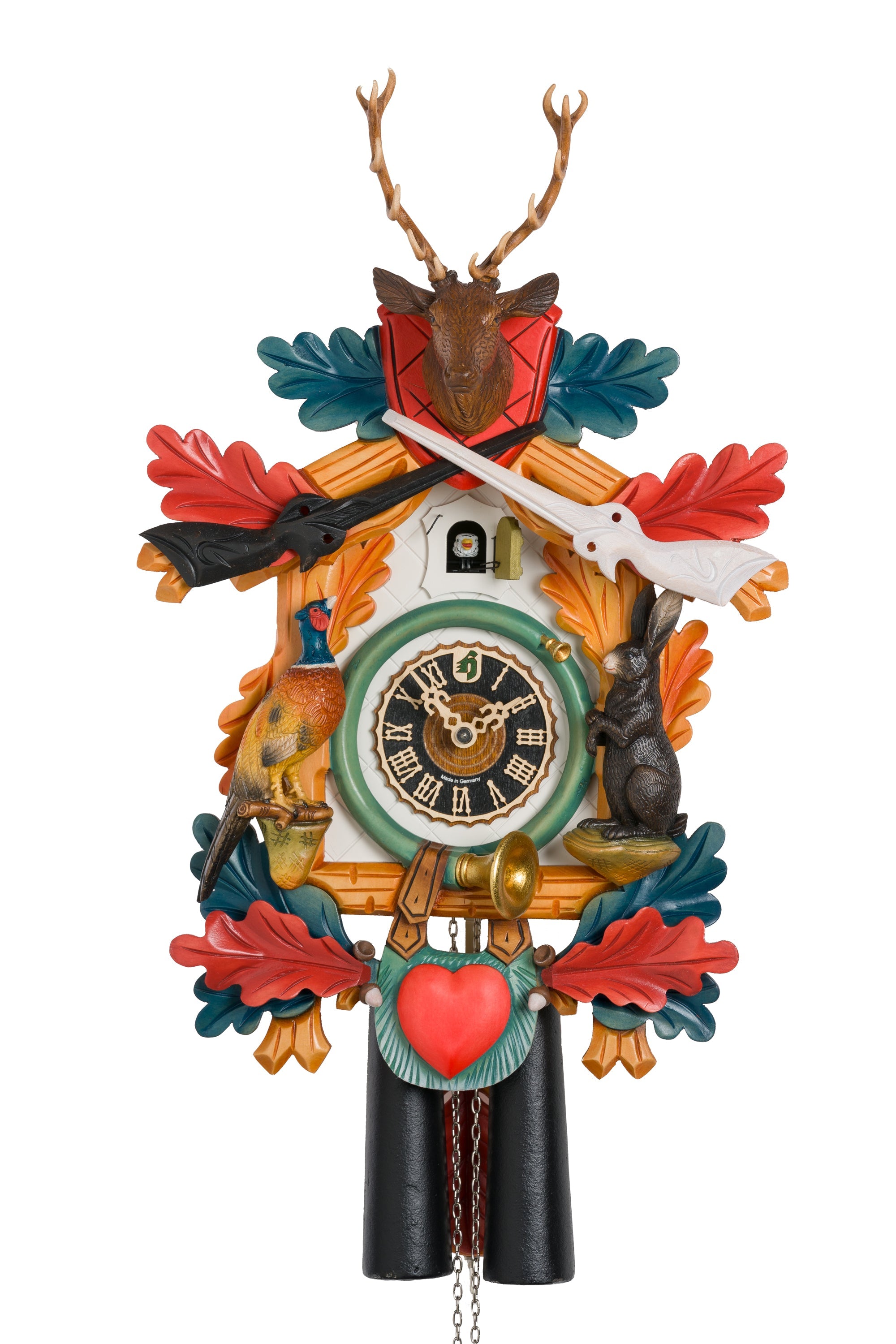 Hönes 834-4bu WT - 8-Day Mechanical Cuckoo Clock — official Hönes product image