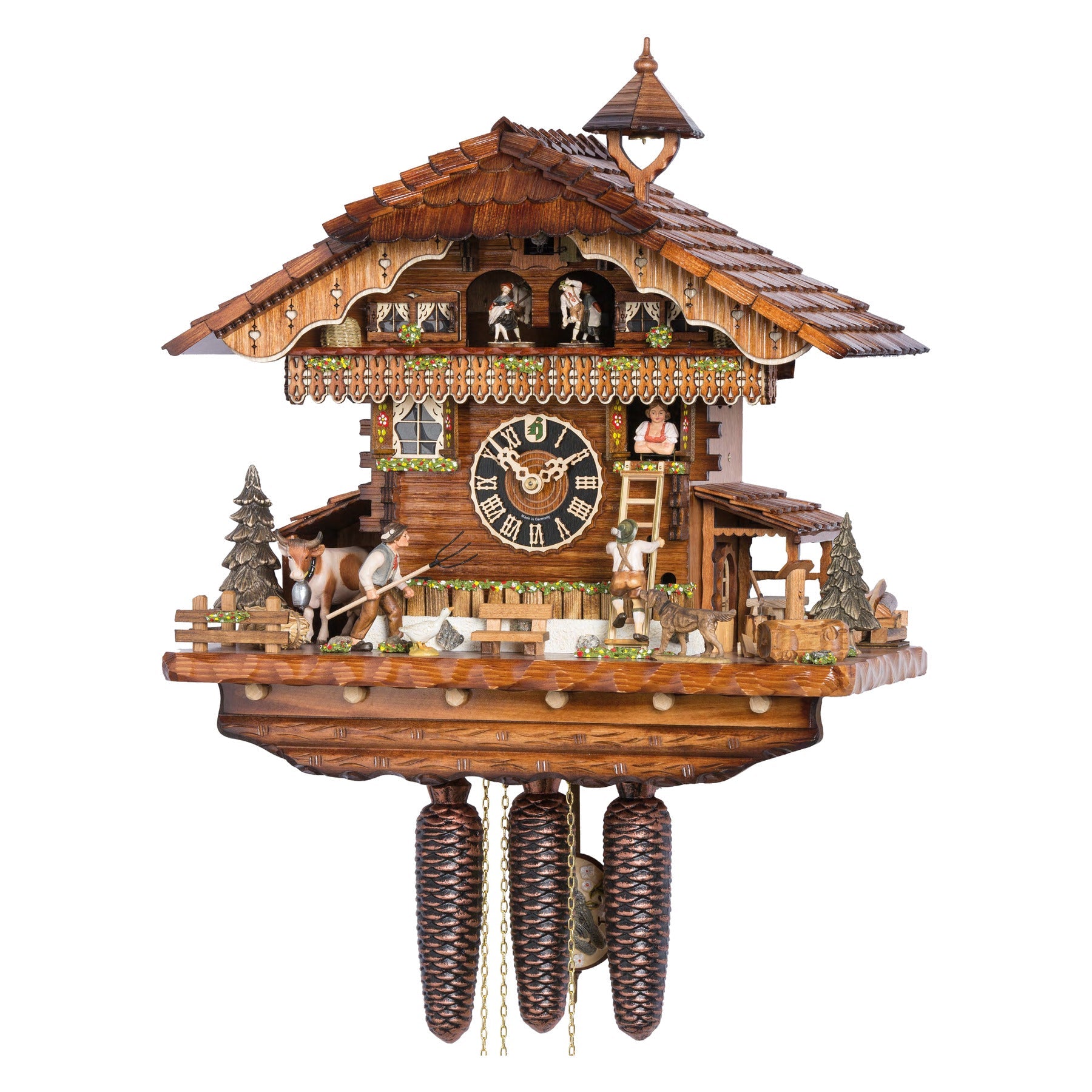 Hönes 86210T — 8-Day Mechanical Musical Cuckoo Clock