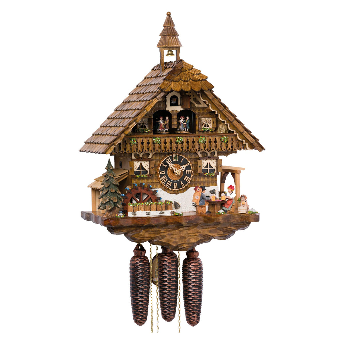 Hönes 86216T — 8-Day Mechanical Musical Cuckoo Clock