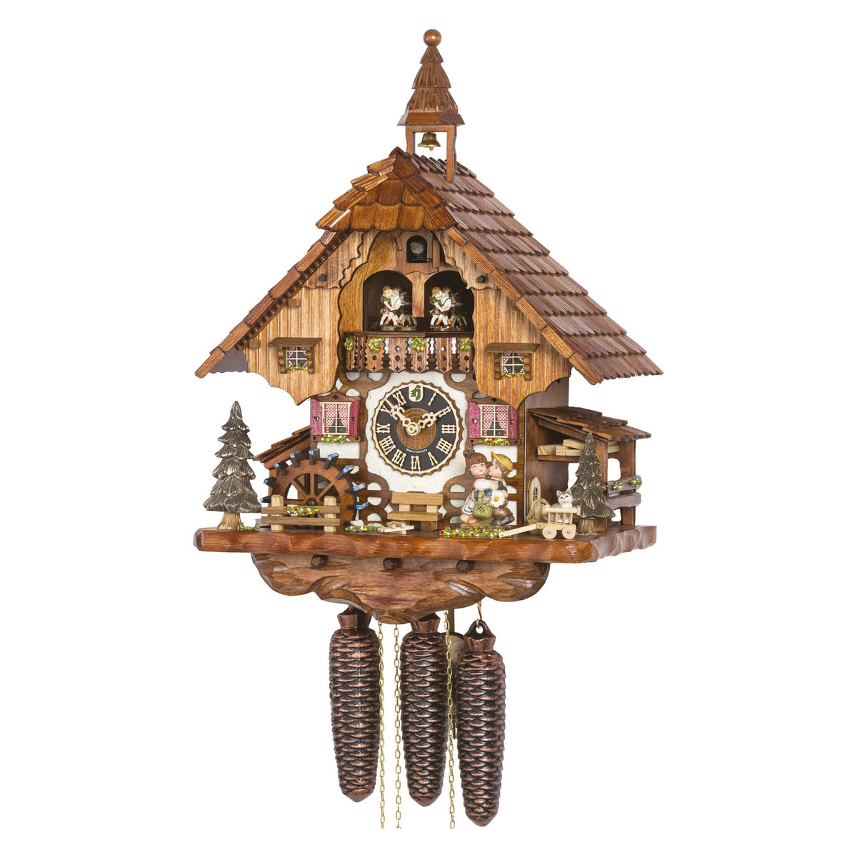 Hönes 86233T — 8-Day Mechanical Musical Cuckoo Clock