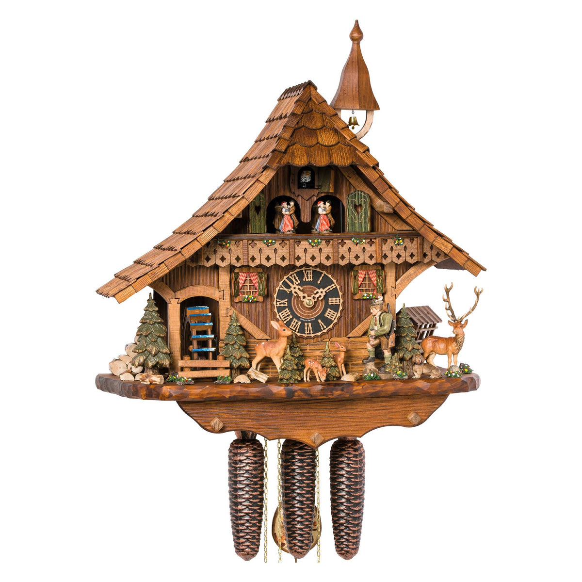 Hönes 86276T — 8-Day Mechanical Musical Cuckoo Clock