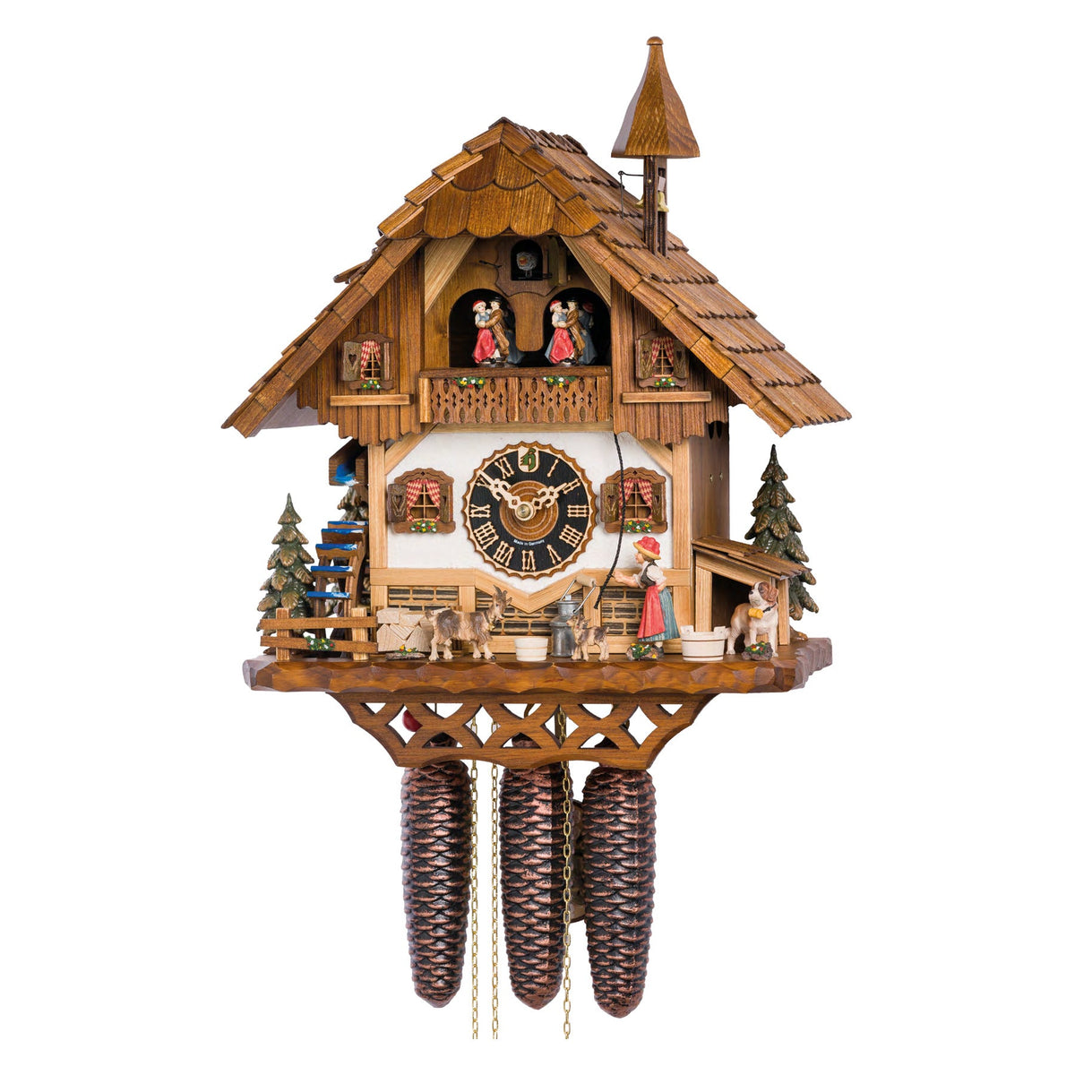 Hönes 8643T — 8-Day Mechanical Musical Cuckoo Clock