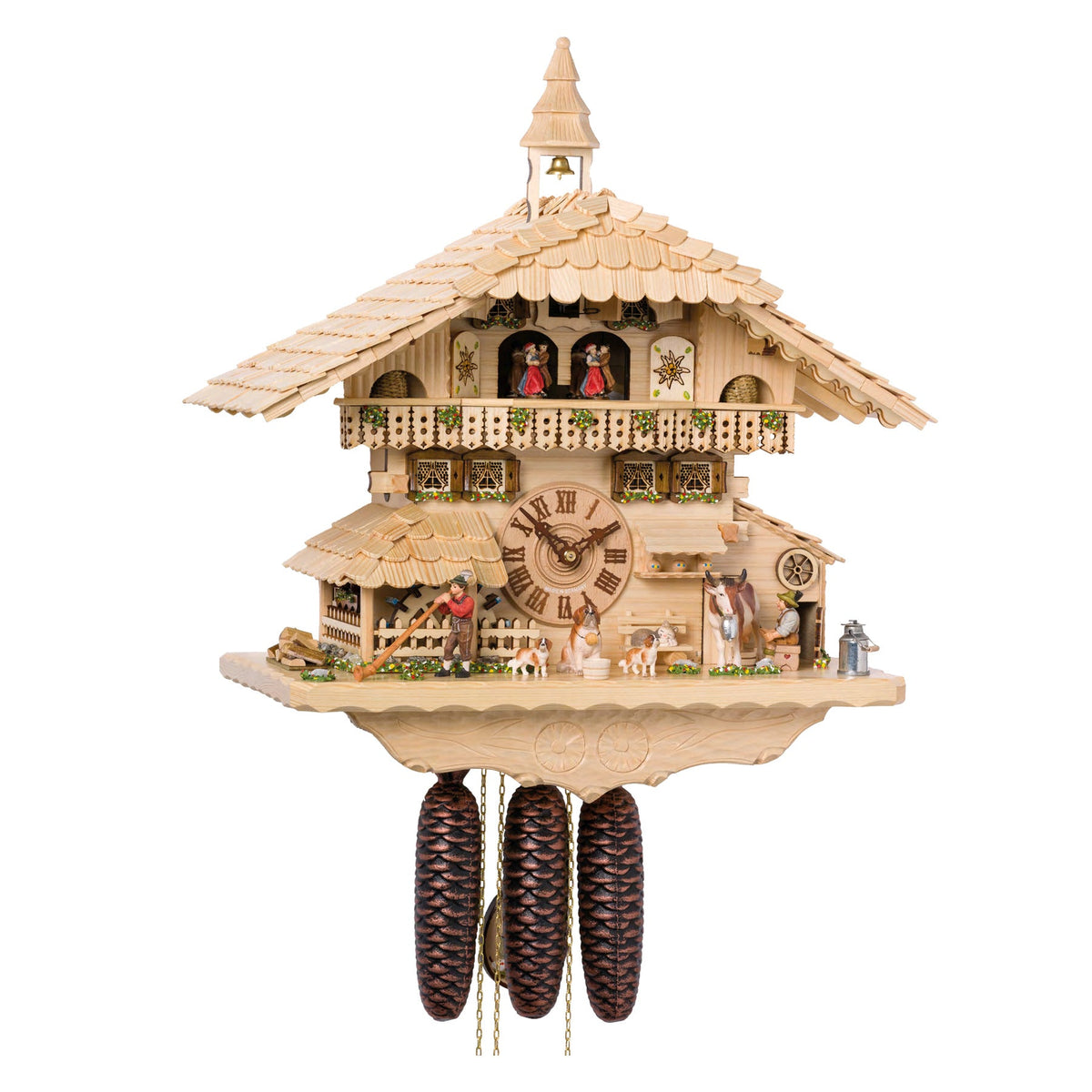 Hönes 8656Tna — 8-Day Mechanical Musical Cuckoo Clock